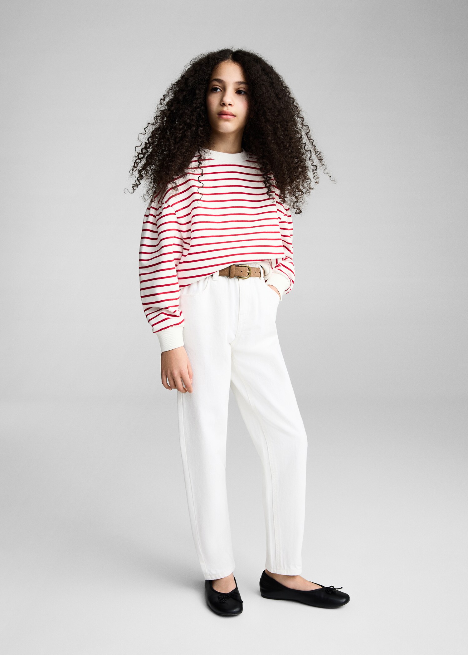 Dessuadora cotó ratlles - Pla general