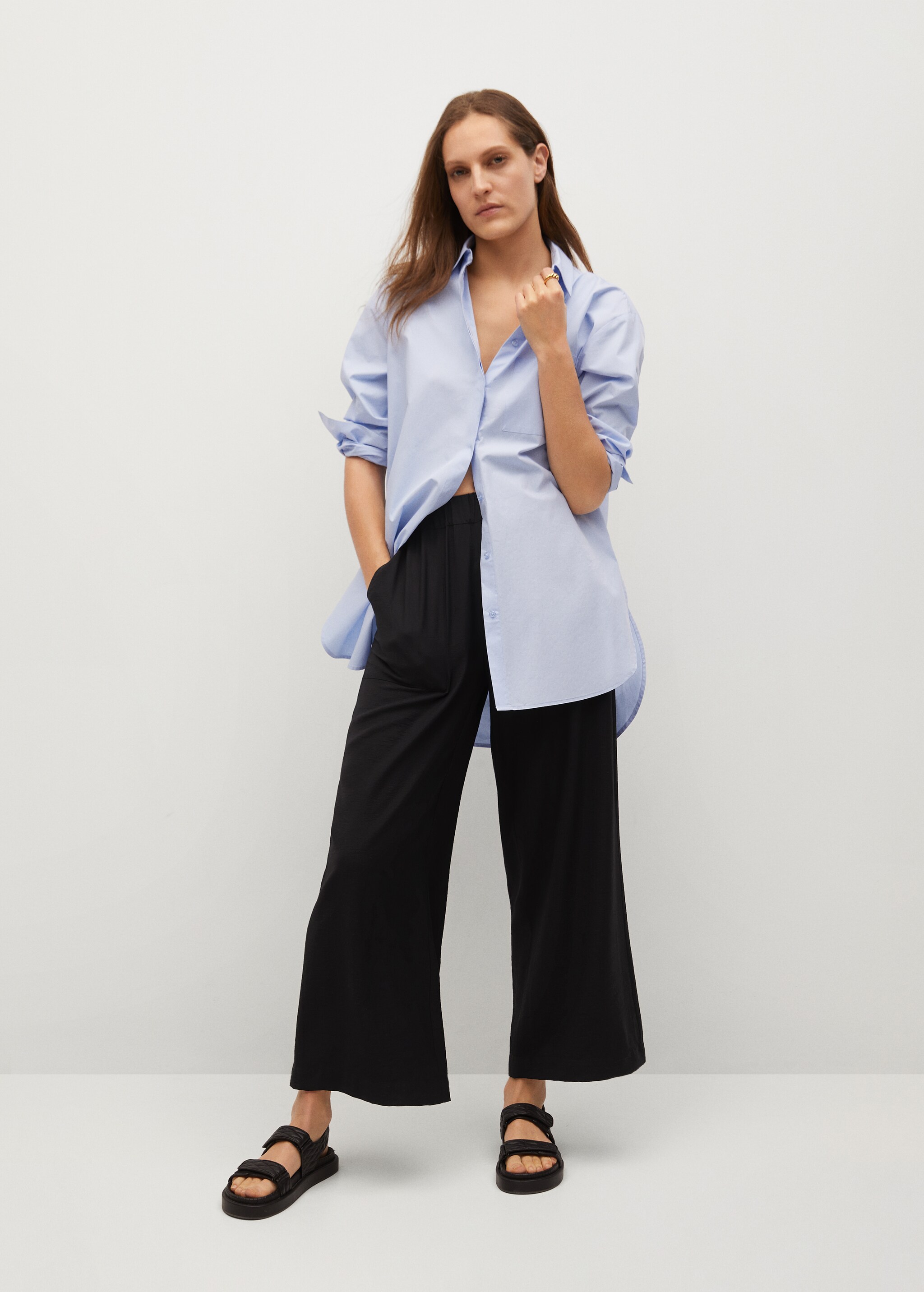 Kalhoty culottes - Celkový náhled