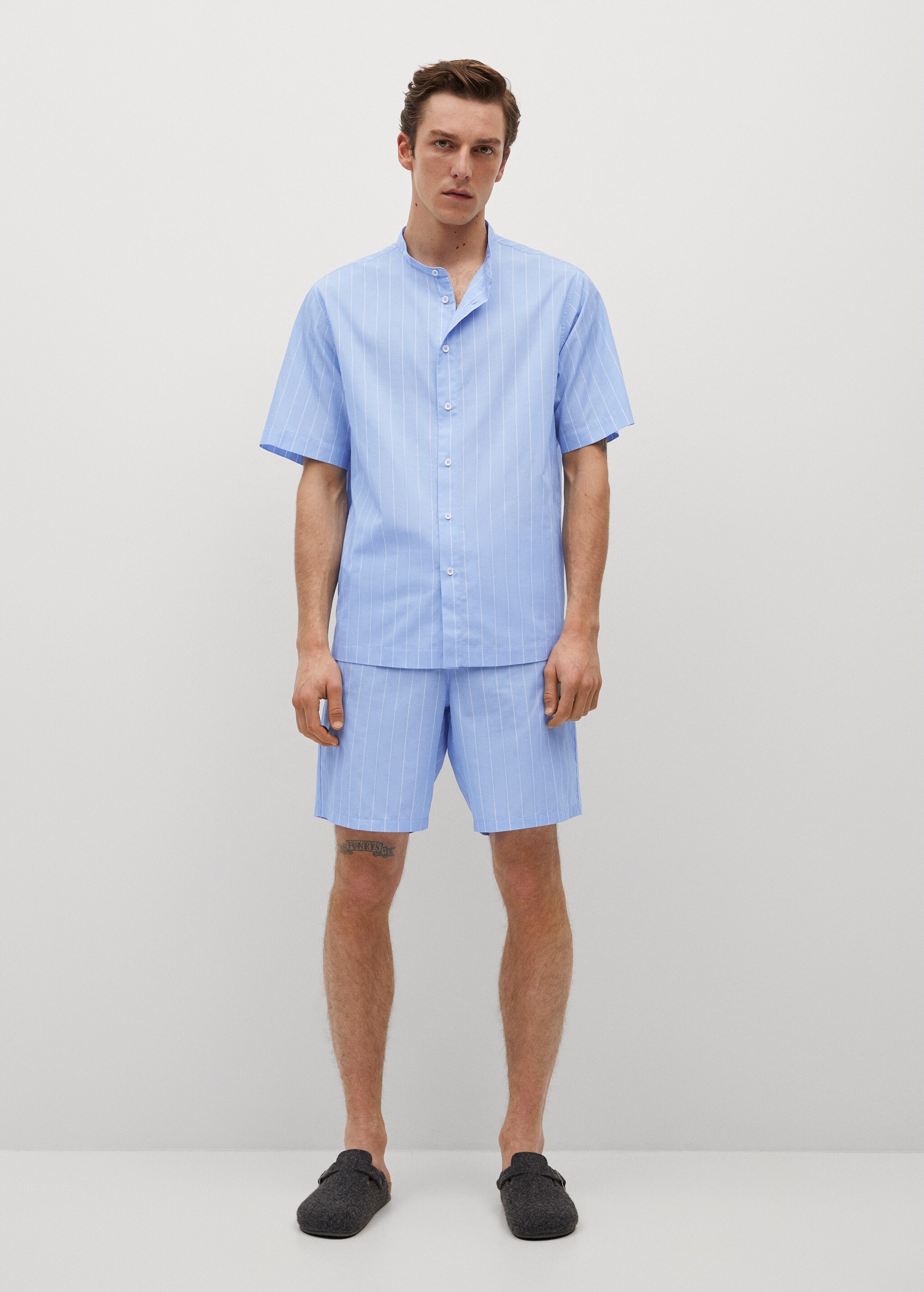 Chemise pyjama rayures - Plan général