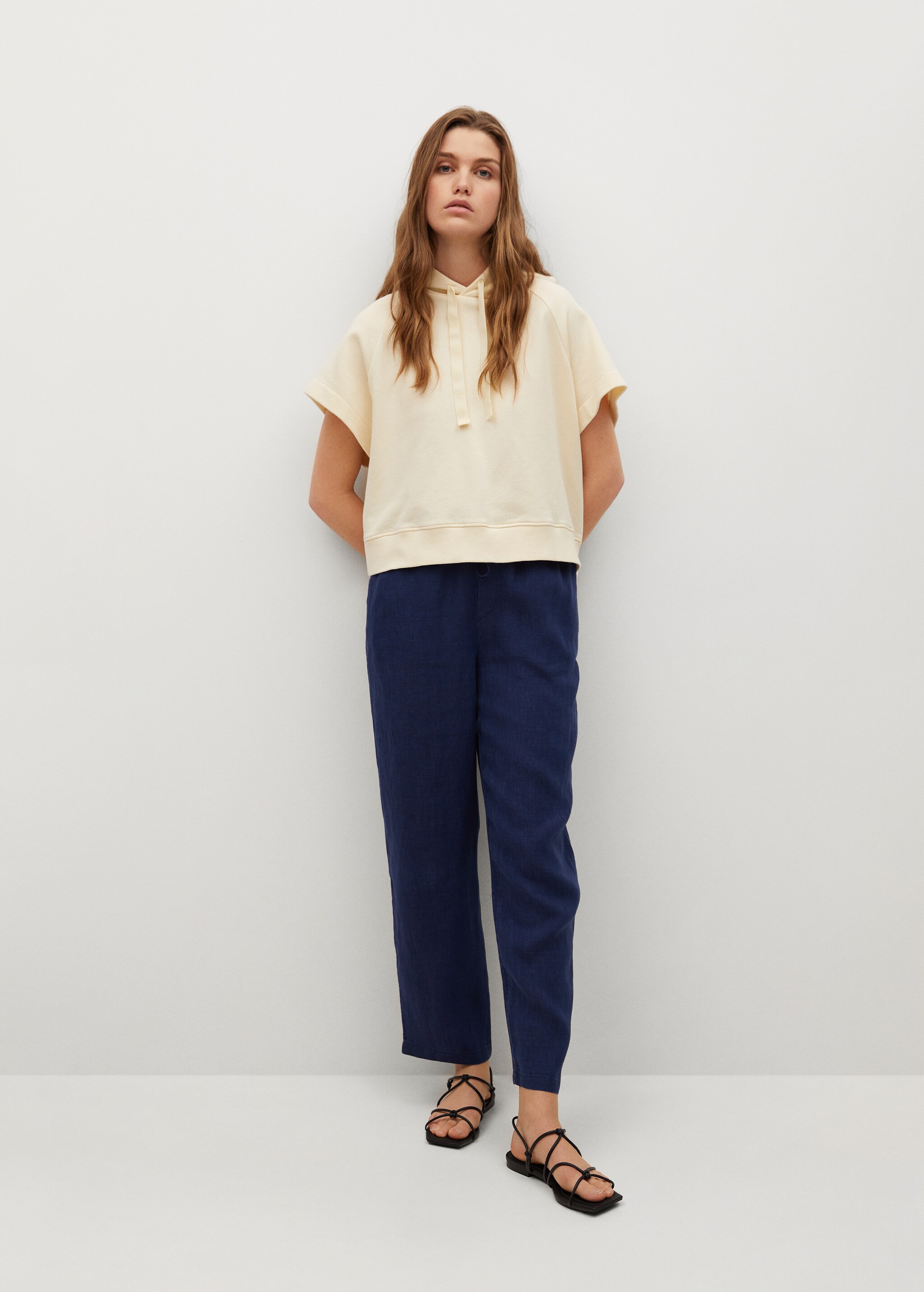 Pantalón 100% lino - Plano general
