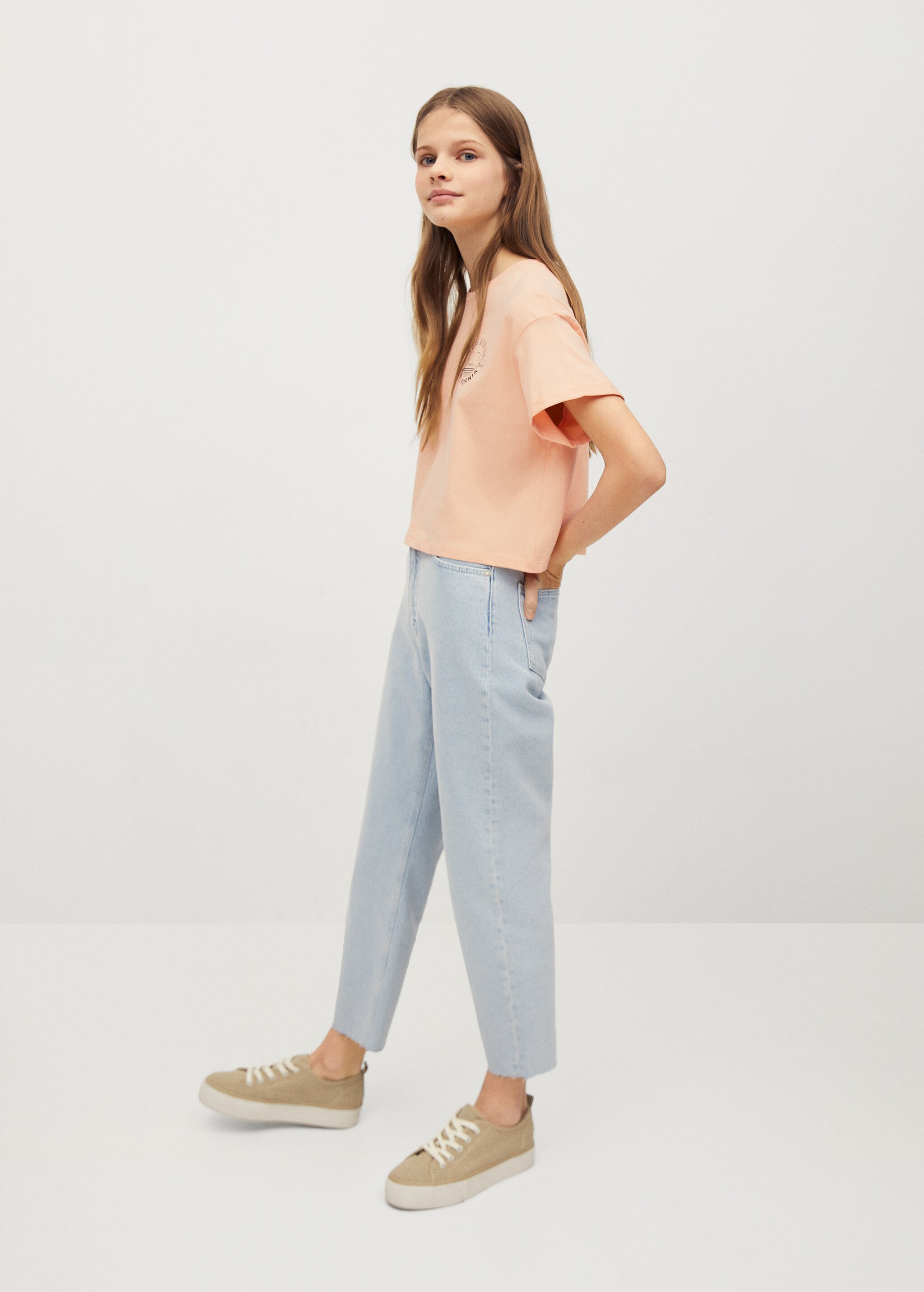 Camiseta oversize estampada - Plano general