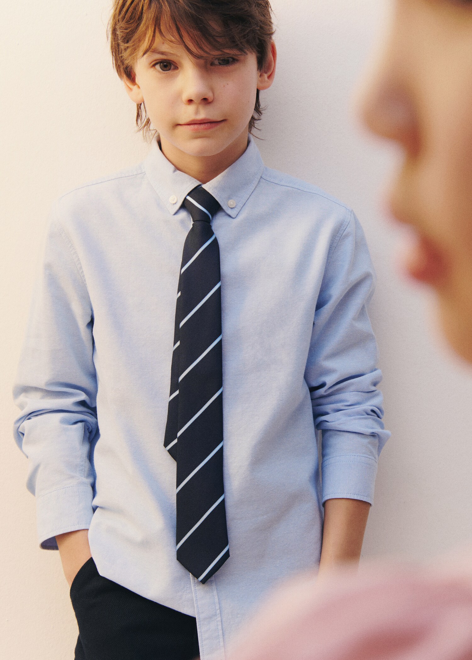 Camisa Òxford 100% cotó - Pla general