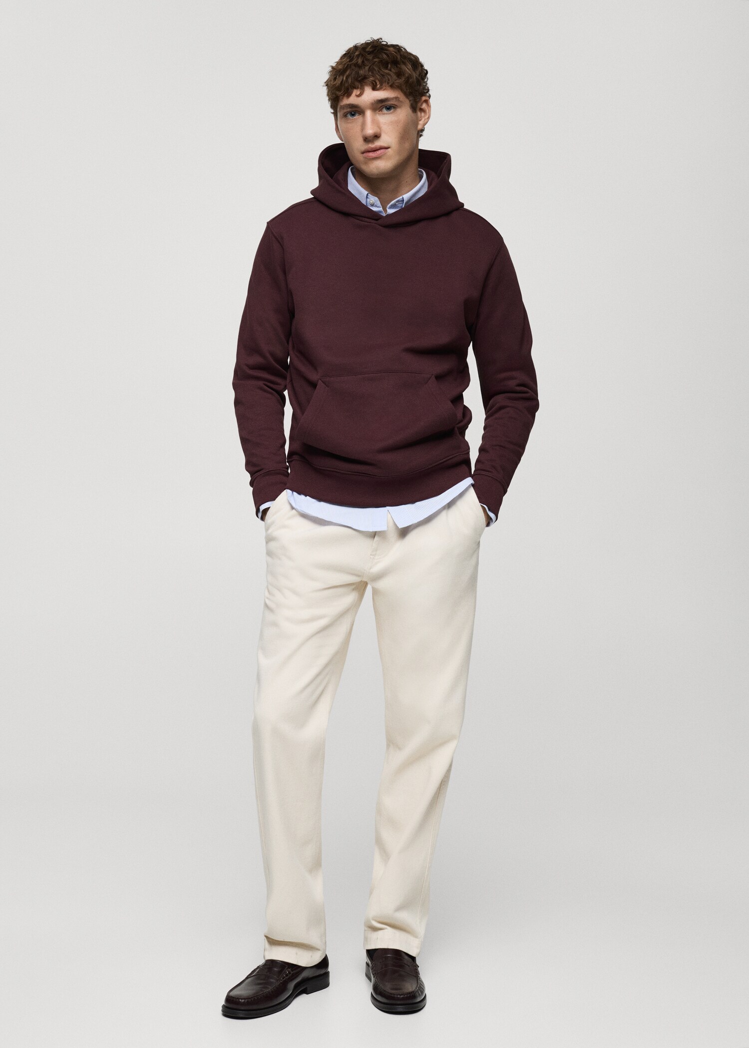 Dessuadora cotó caputxa - Pla general