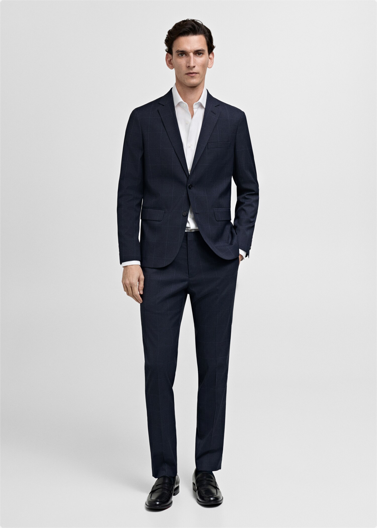 Chemise costume 100 % coton - Plan général