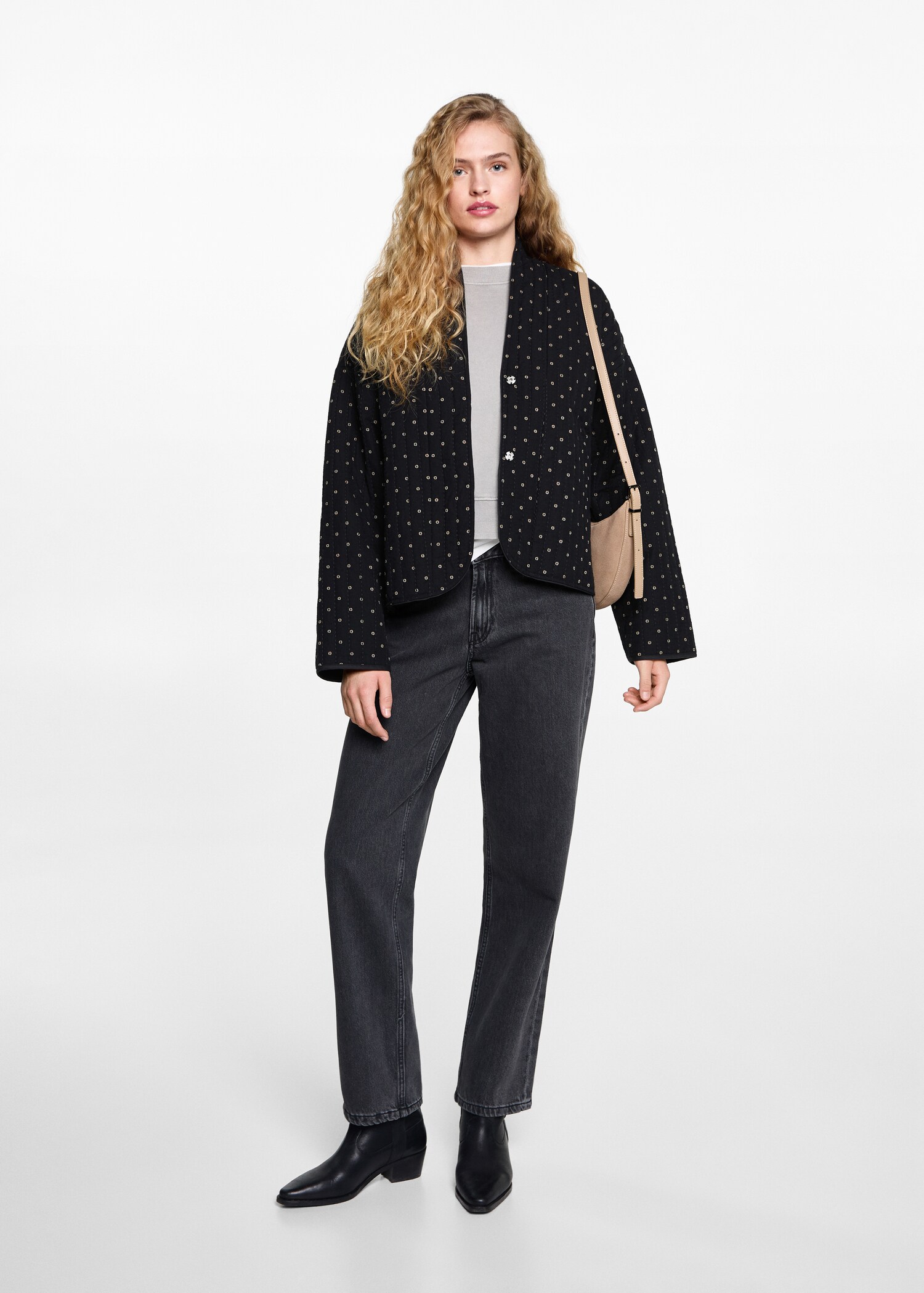 Blouson matelassé coton - Plan général