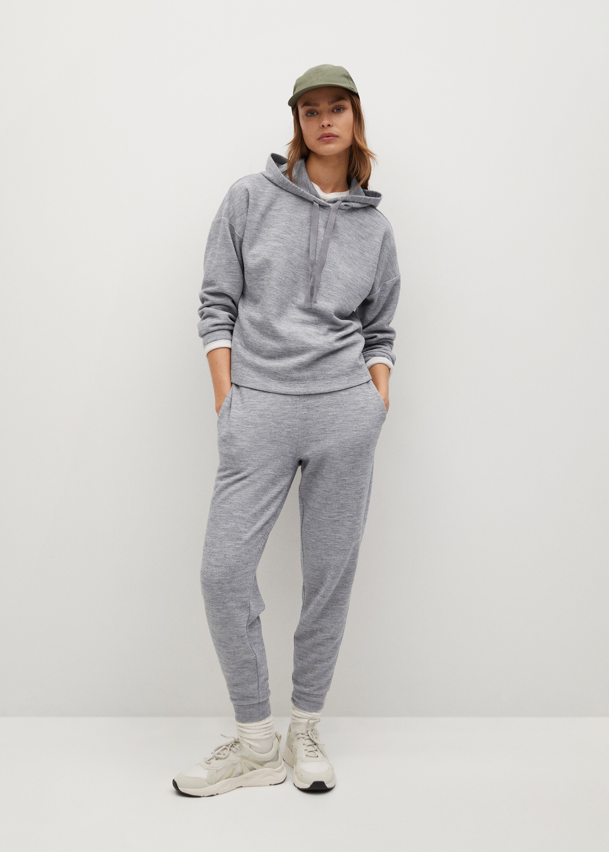 Sudadera punto capucha - Plano general
