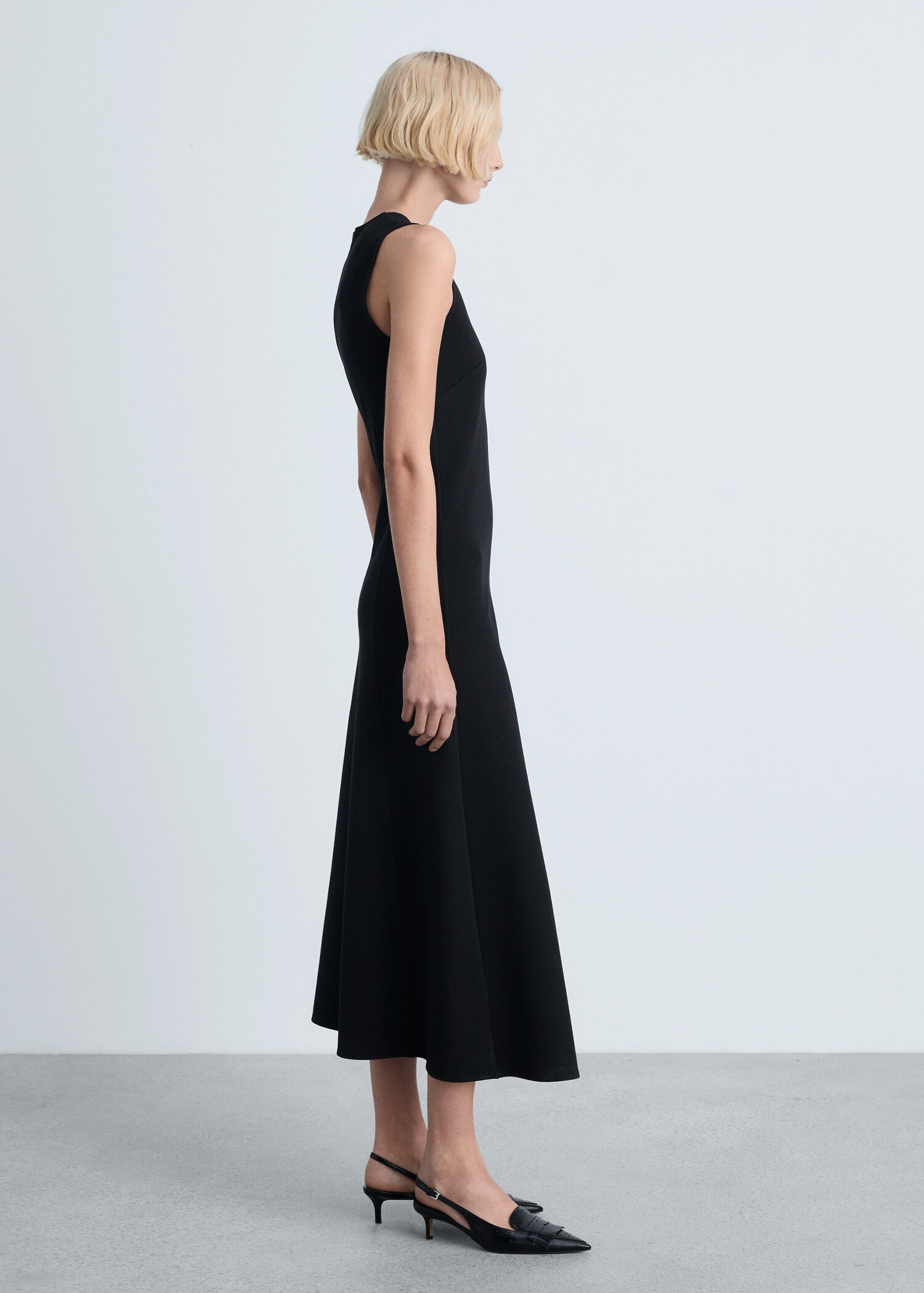 Flared midi-dress - General plane