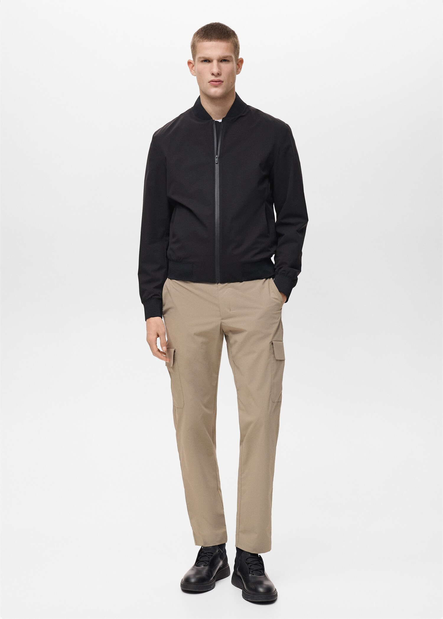 Thermoregulating comfort stretch cargo trousers - General plane