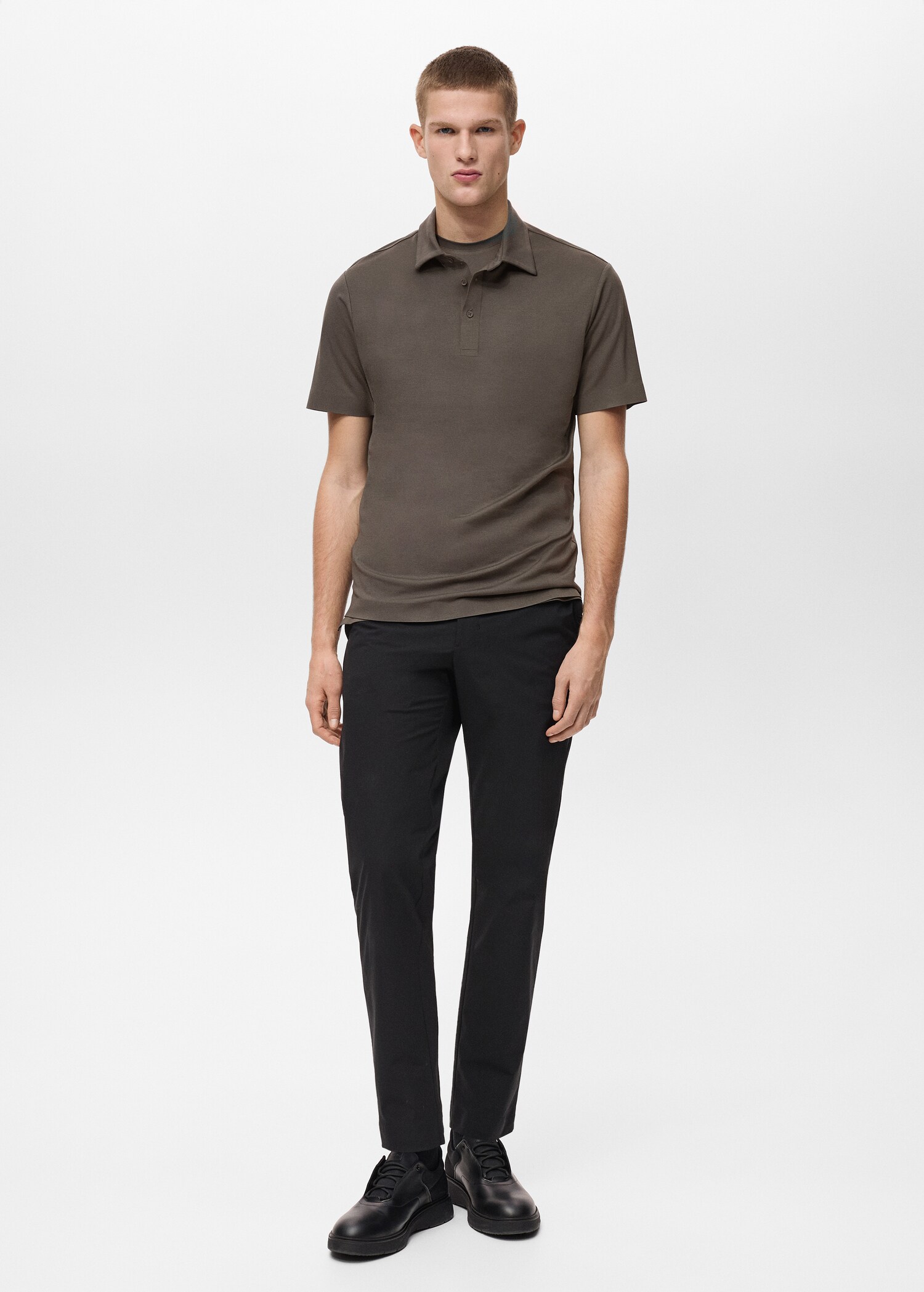 Polo slim-fit COOLMAX® - Plan général