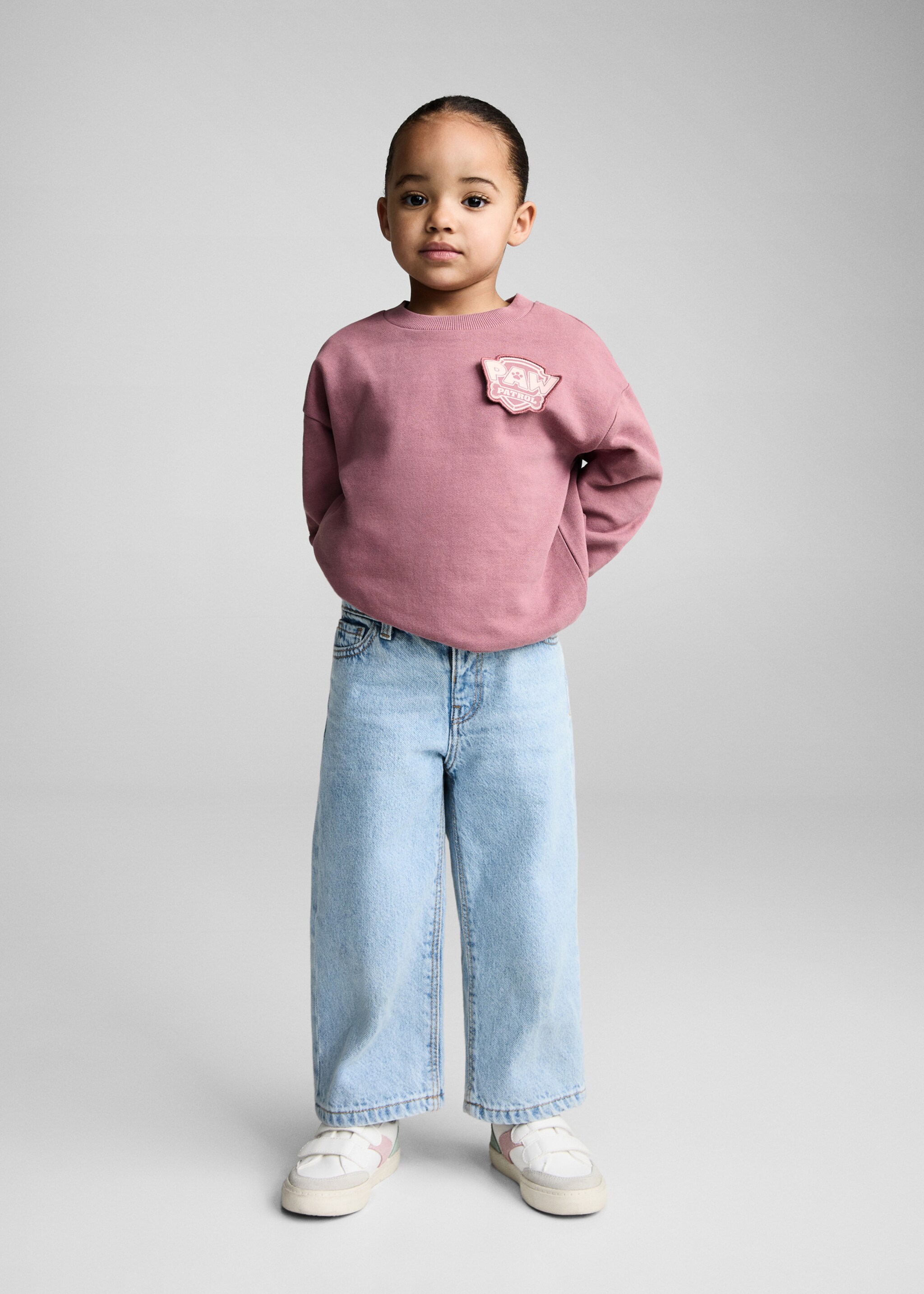 Sweatshirt da Patrulha Pata - Plano geral, Vermelho-escuro. Ref: 87055140-00.