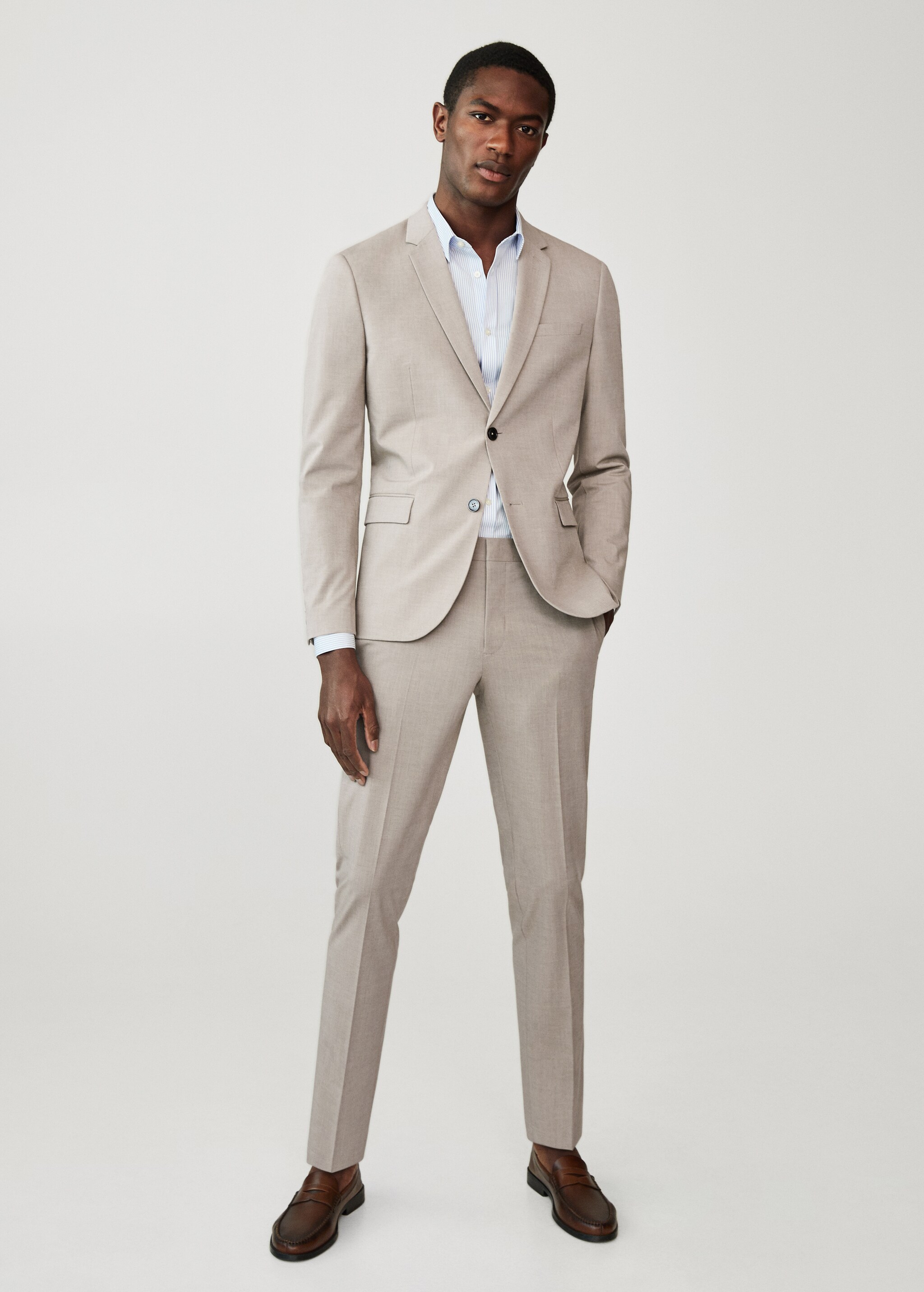 Super slim-fit suit jacket - General plane