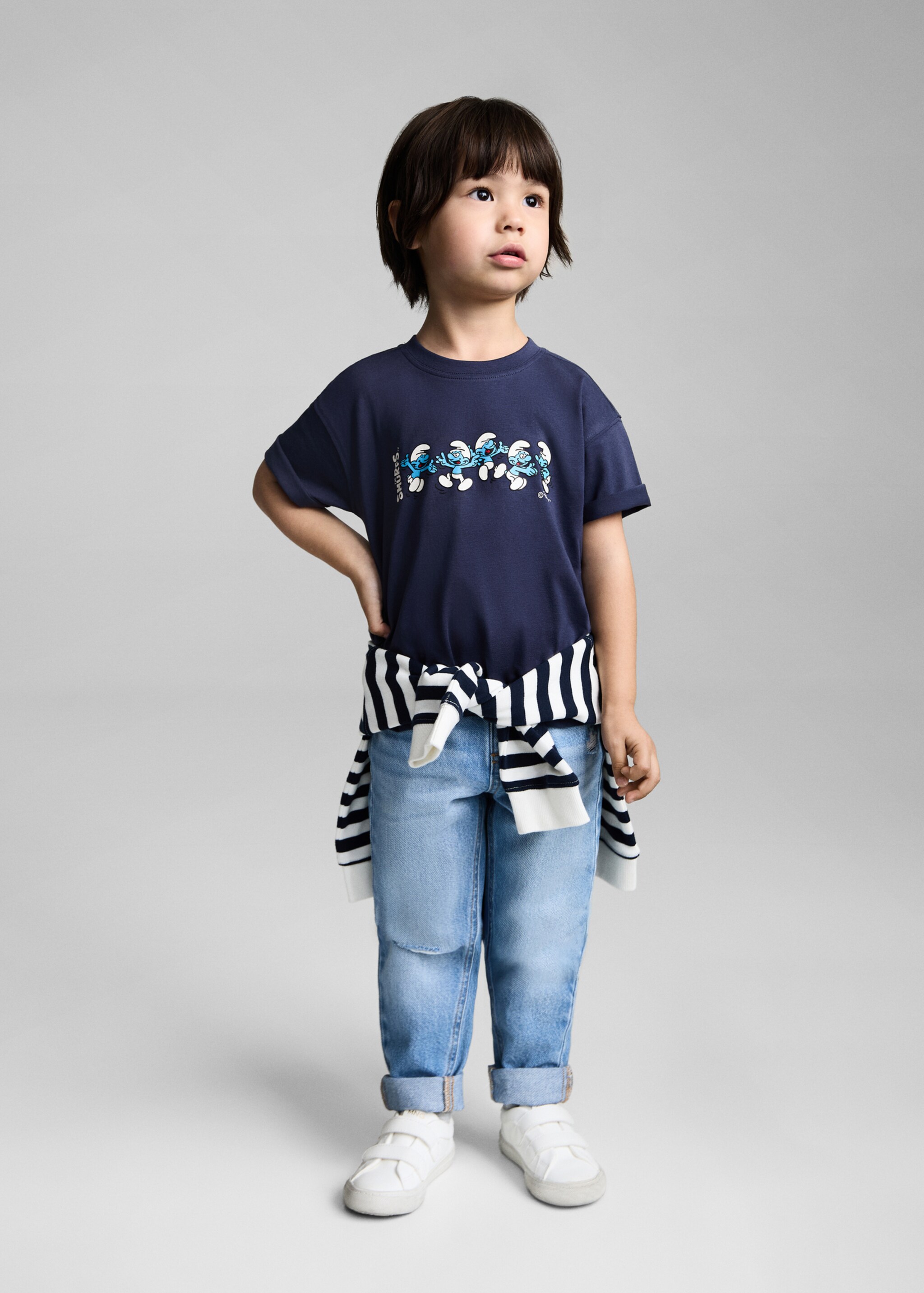 Smurfs t-shirt - General plane, Dark Navy. Ref: 87055733-00.