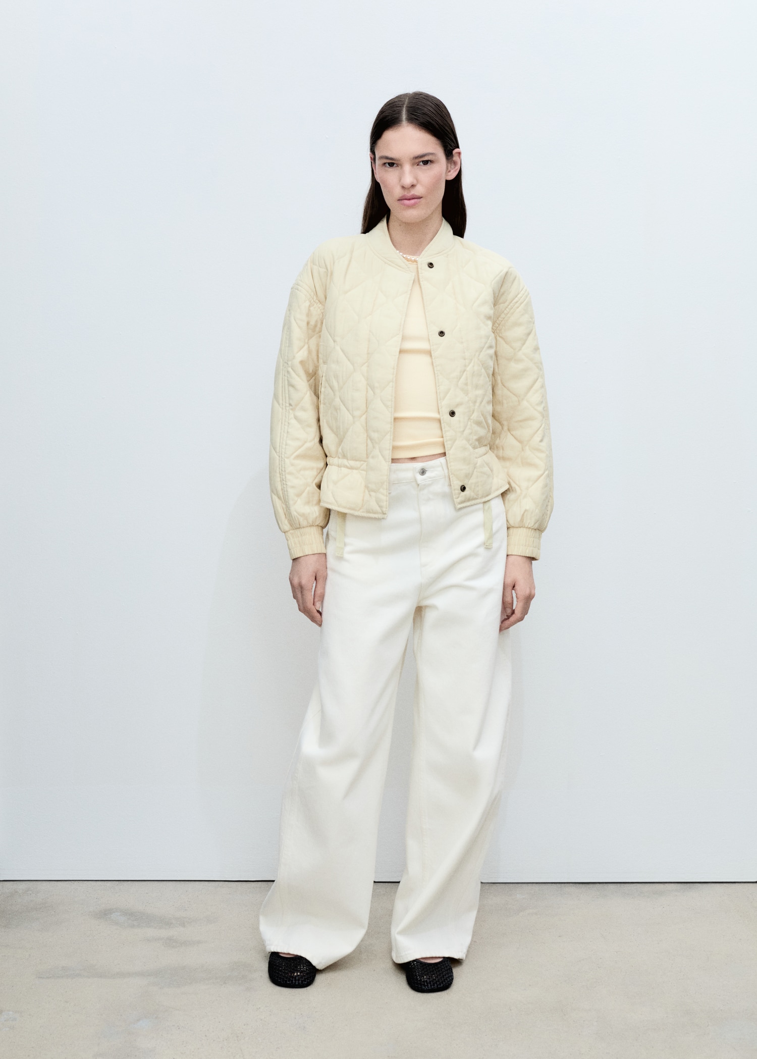 Quilted bomber jacket - General plane