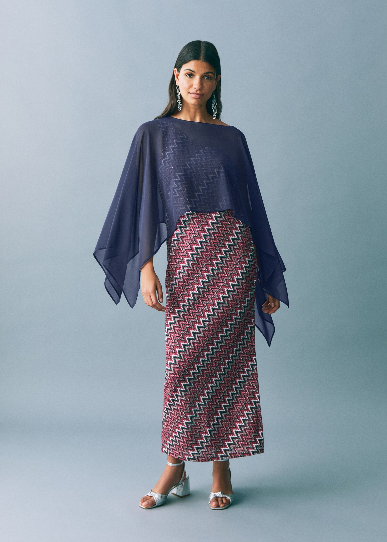 Chiffon layer top - General plane