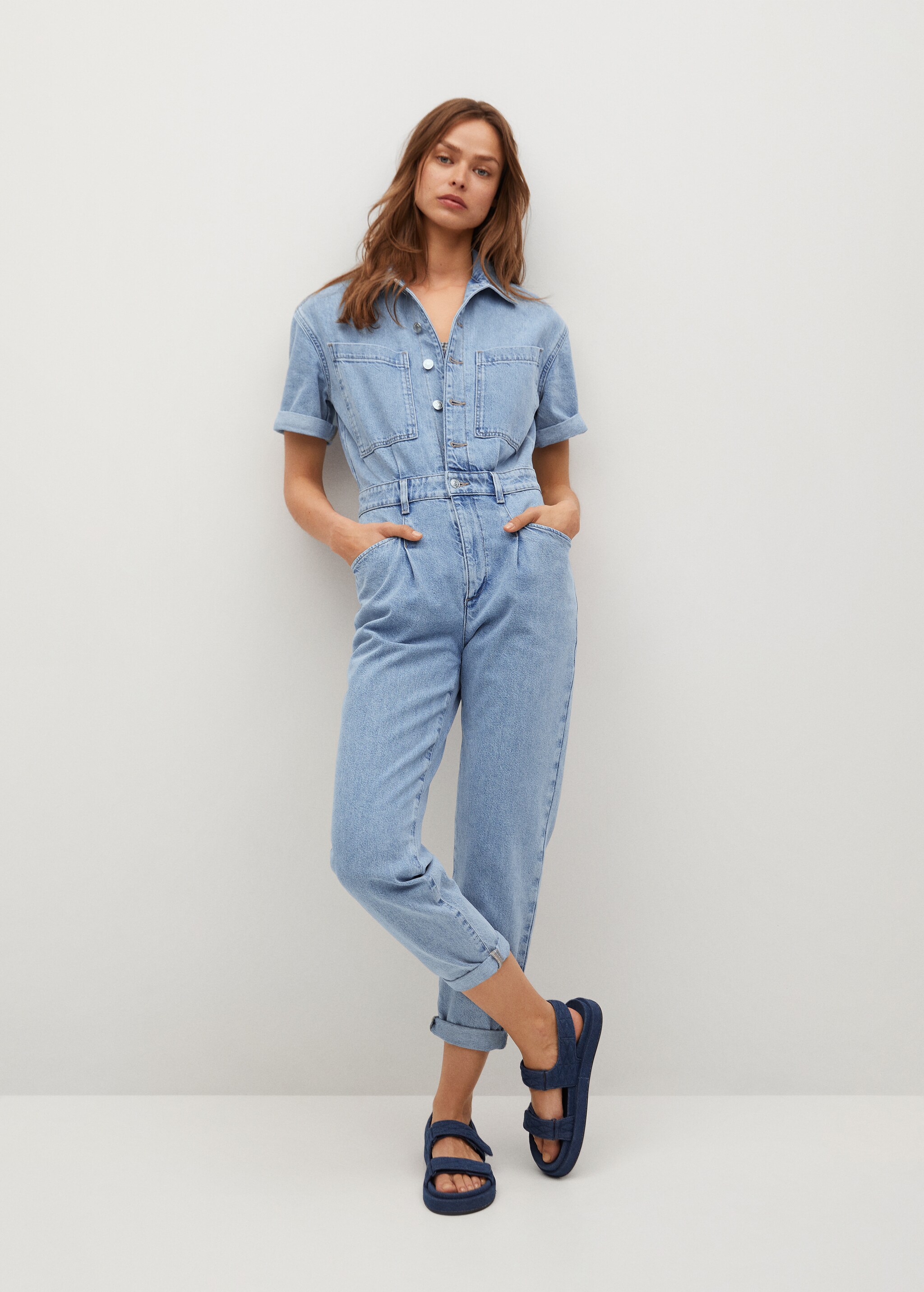 Mono denim algodón - Plano general