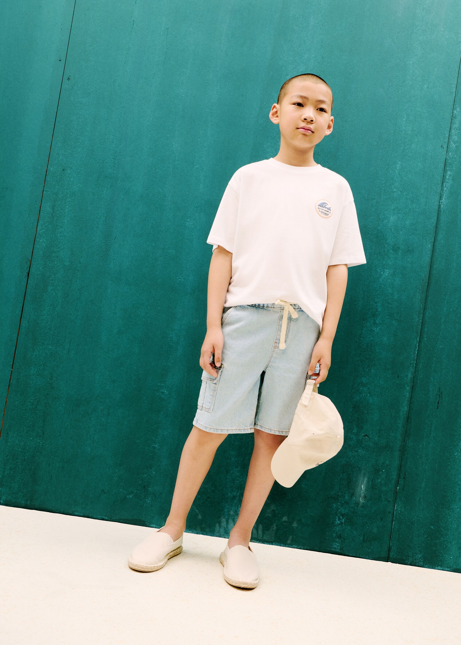 Cotton espadrilles - General plane