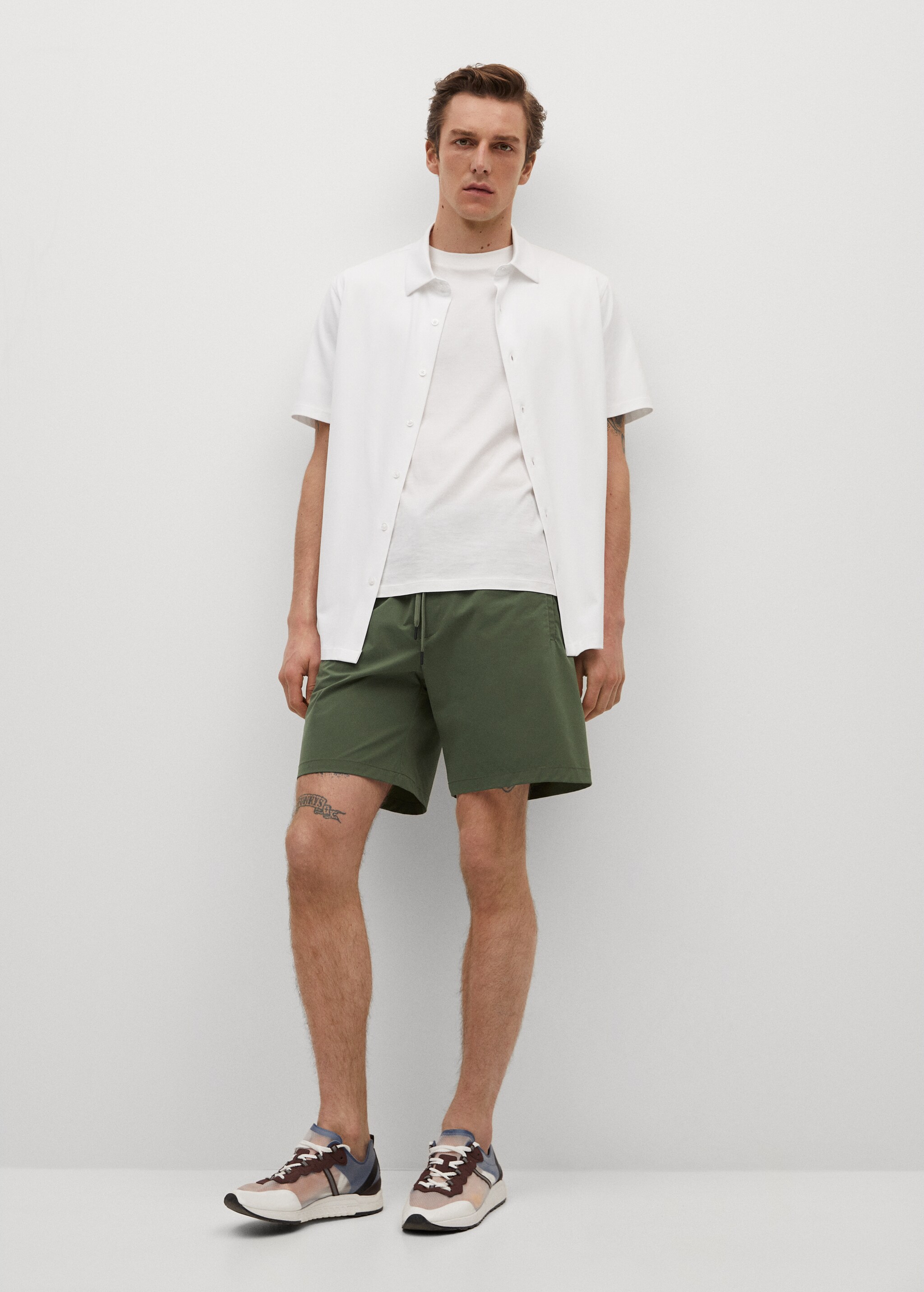 Bermudas jogger técnicas - Plano general