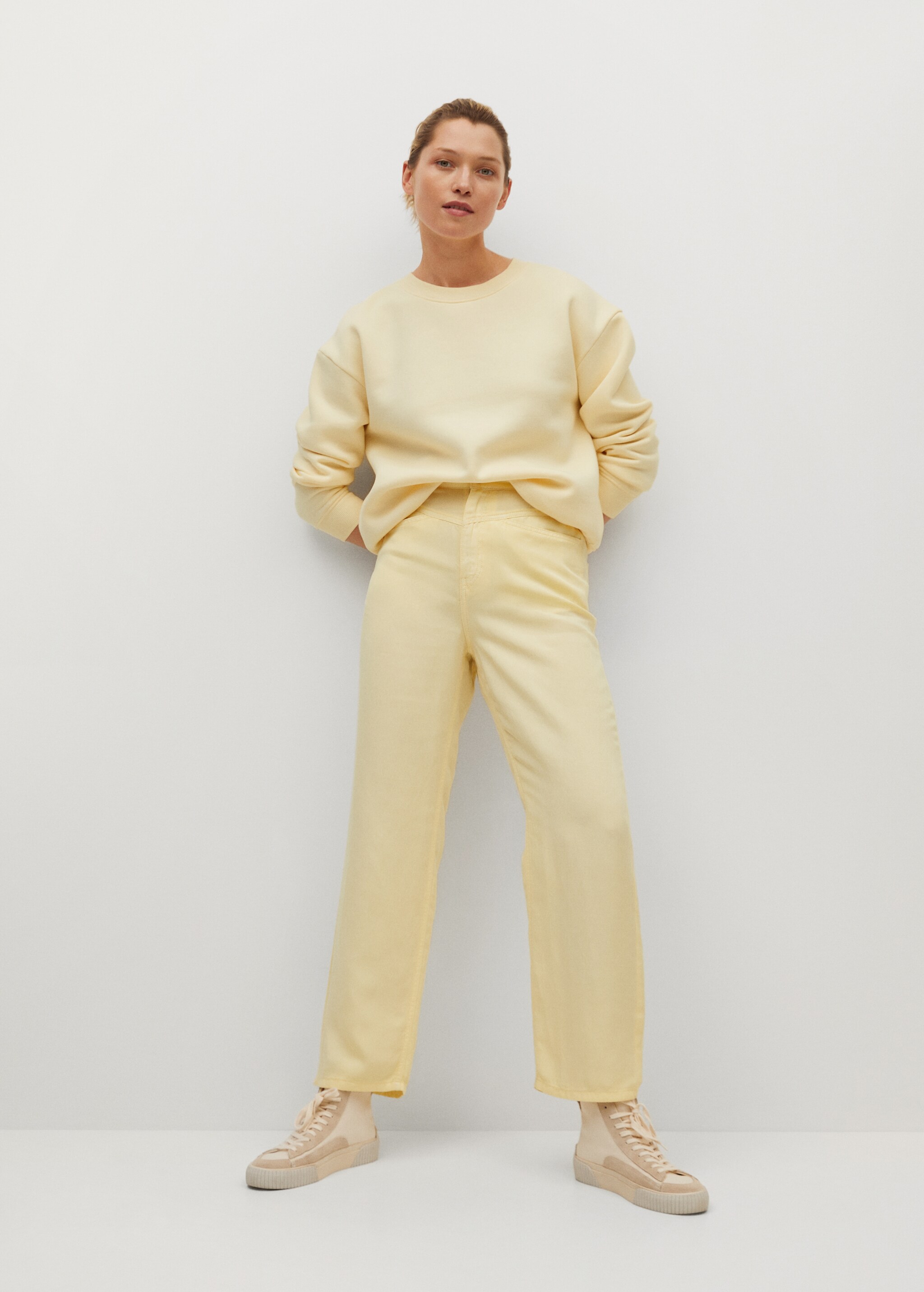 Kalhoty culottes lyocell - Celkový náhled