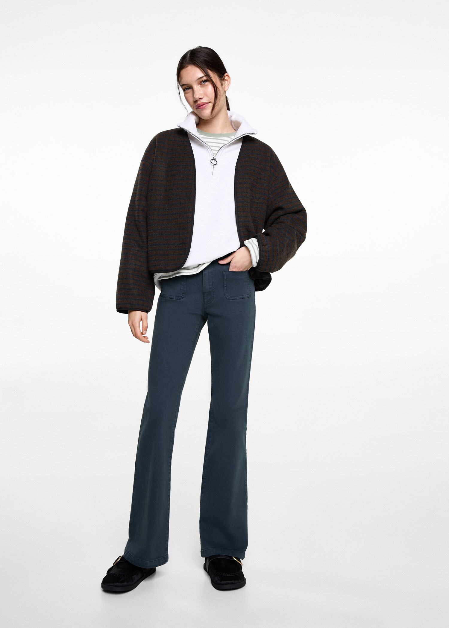 Jean flare poches - Plan général