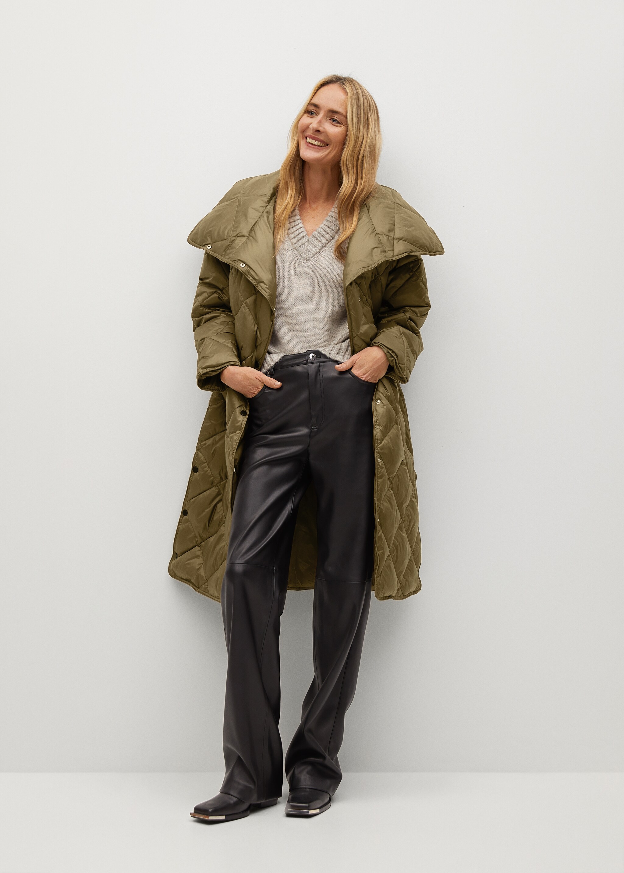 Anorak acolchado oversize - Plano general
