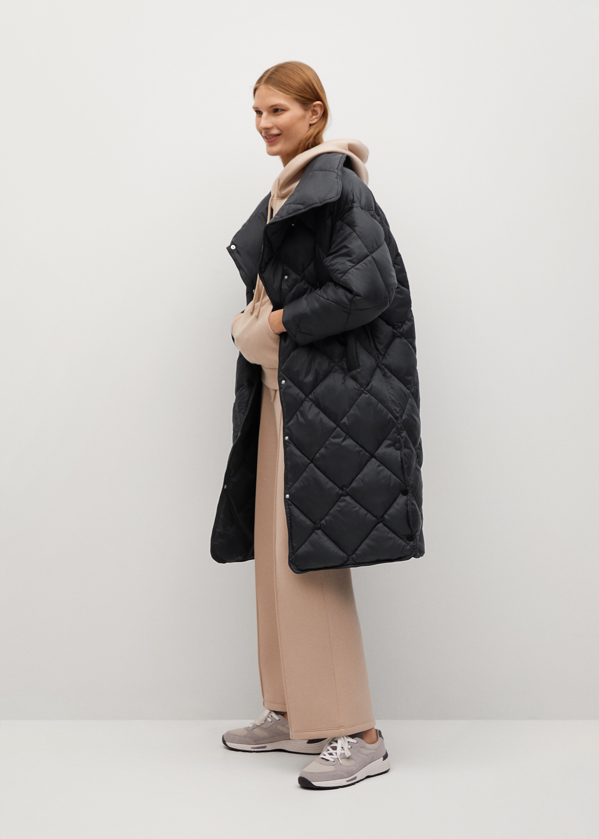Anorak acolchado oversize - Plano general