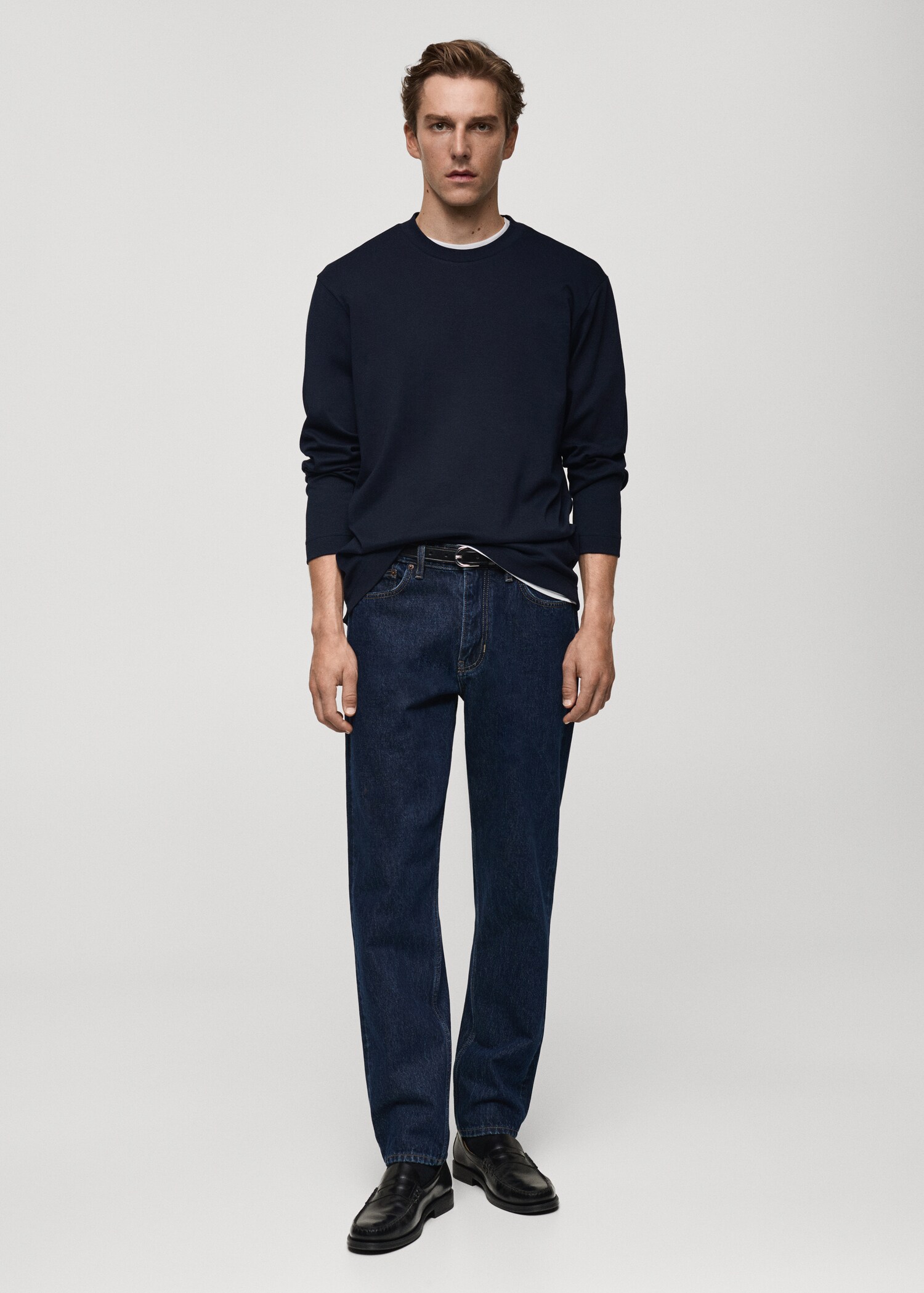 Camiseta manga larga regular fit - Plano general