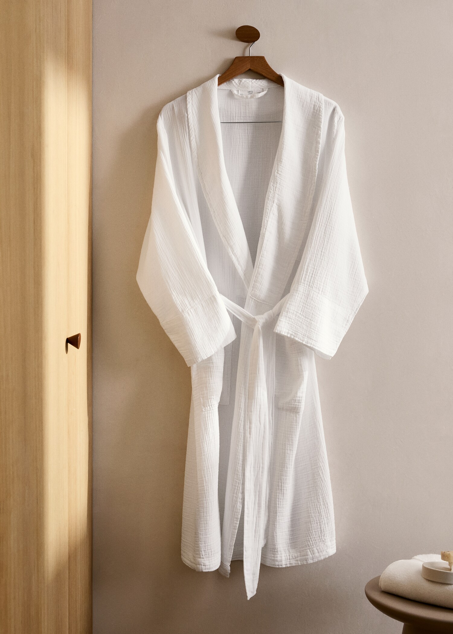 Peignoir coton doux - Plan général