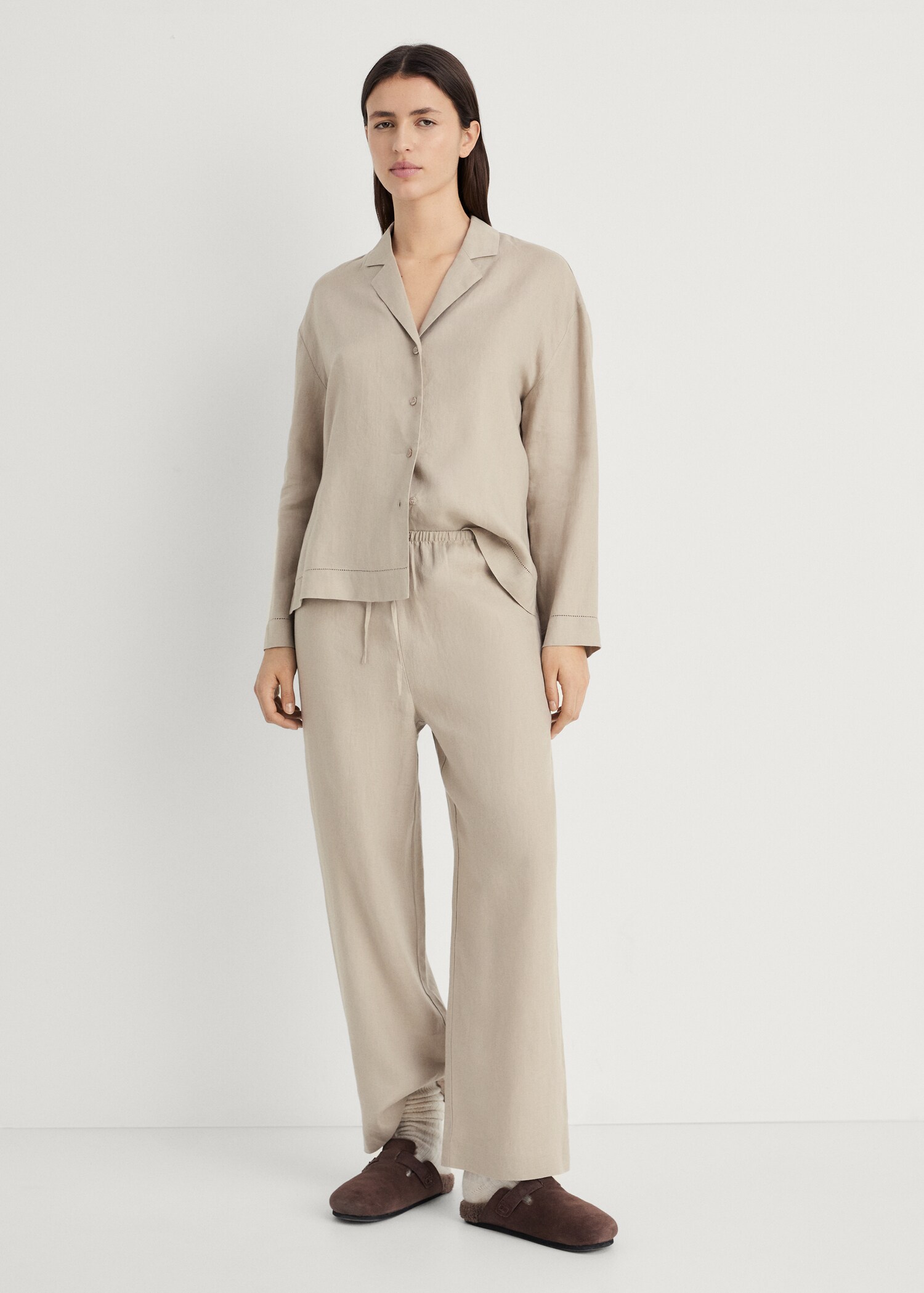 Linen-blend shirt - General plane