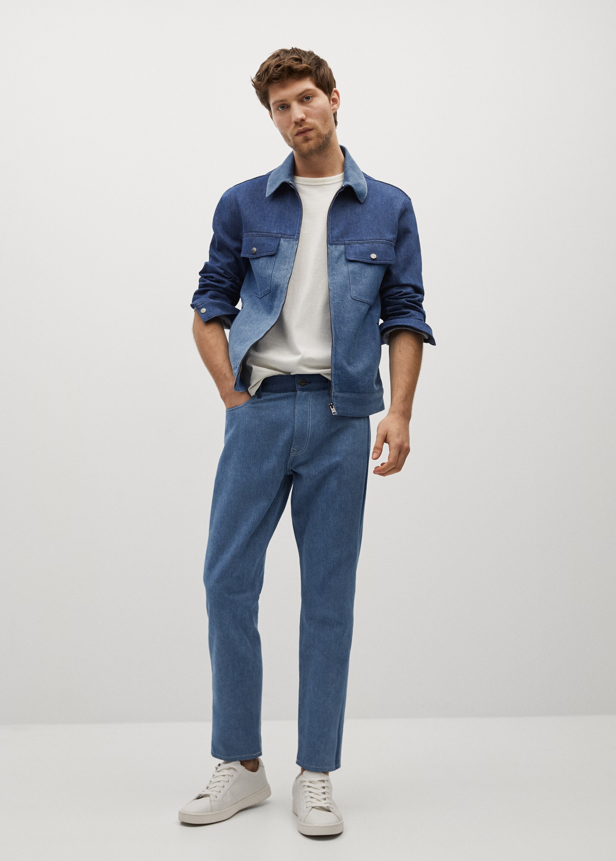Chaqueta denim vintage - Plano general