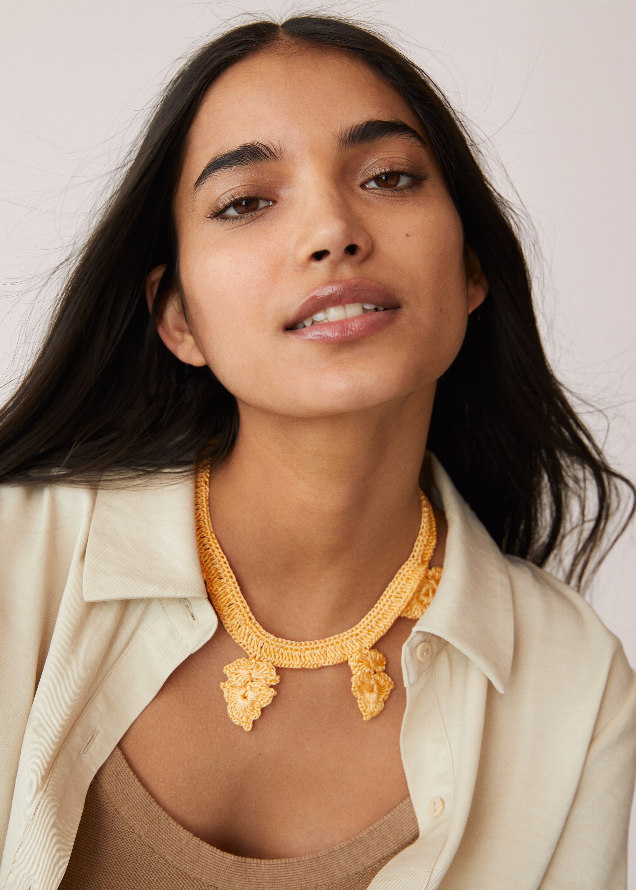 Crochet necklace - General plane
