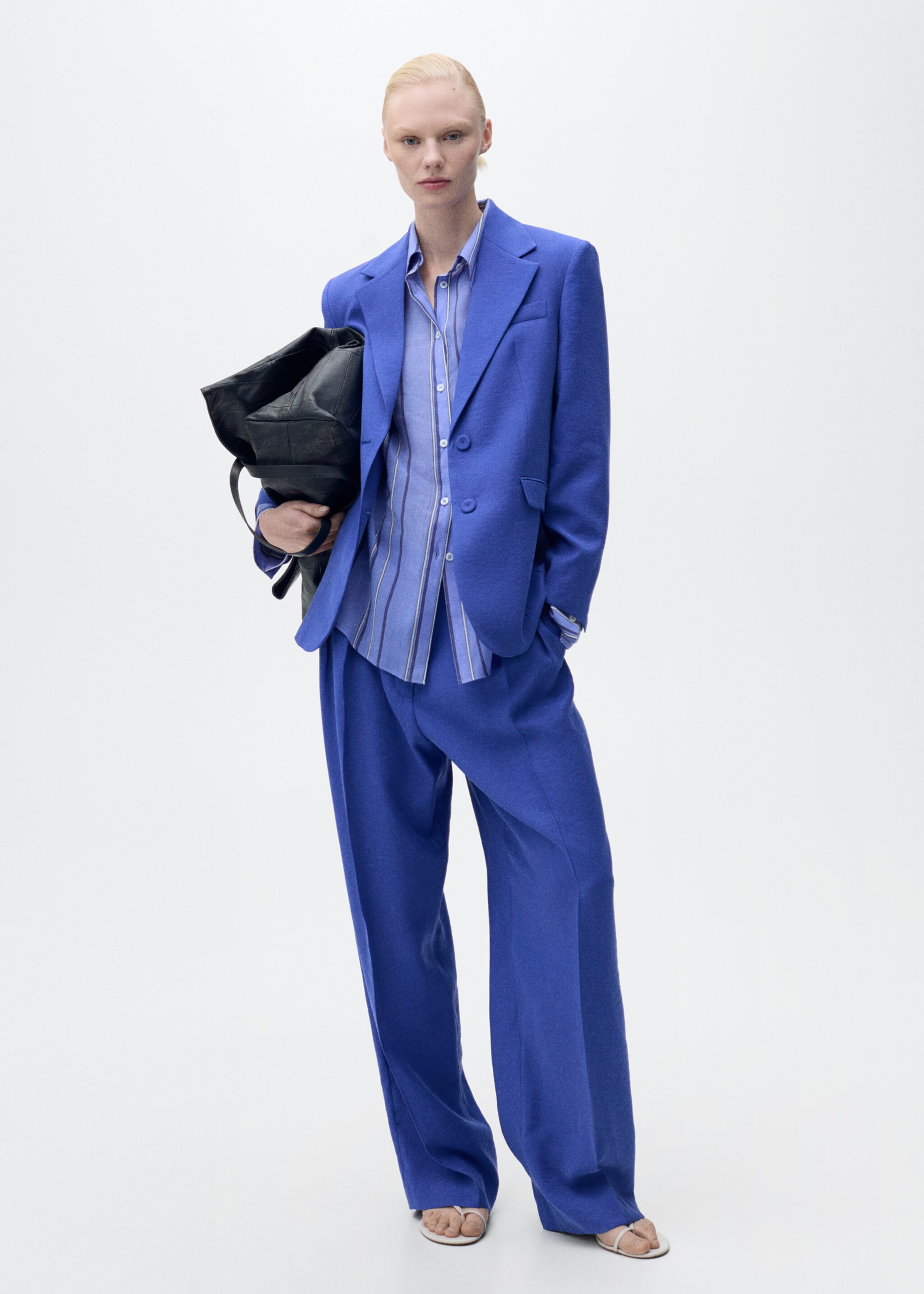 Structured suit blazer - General plane, Blue. Ref: 87067194-00.