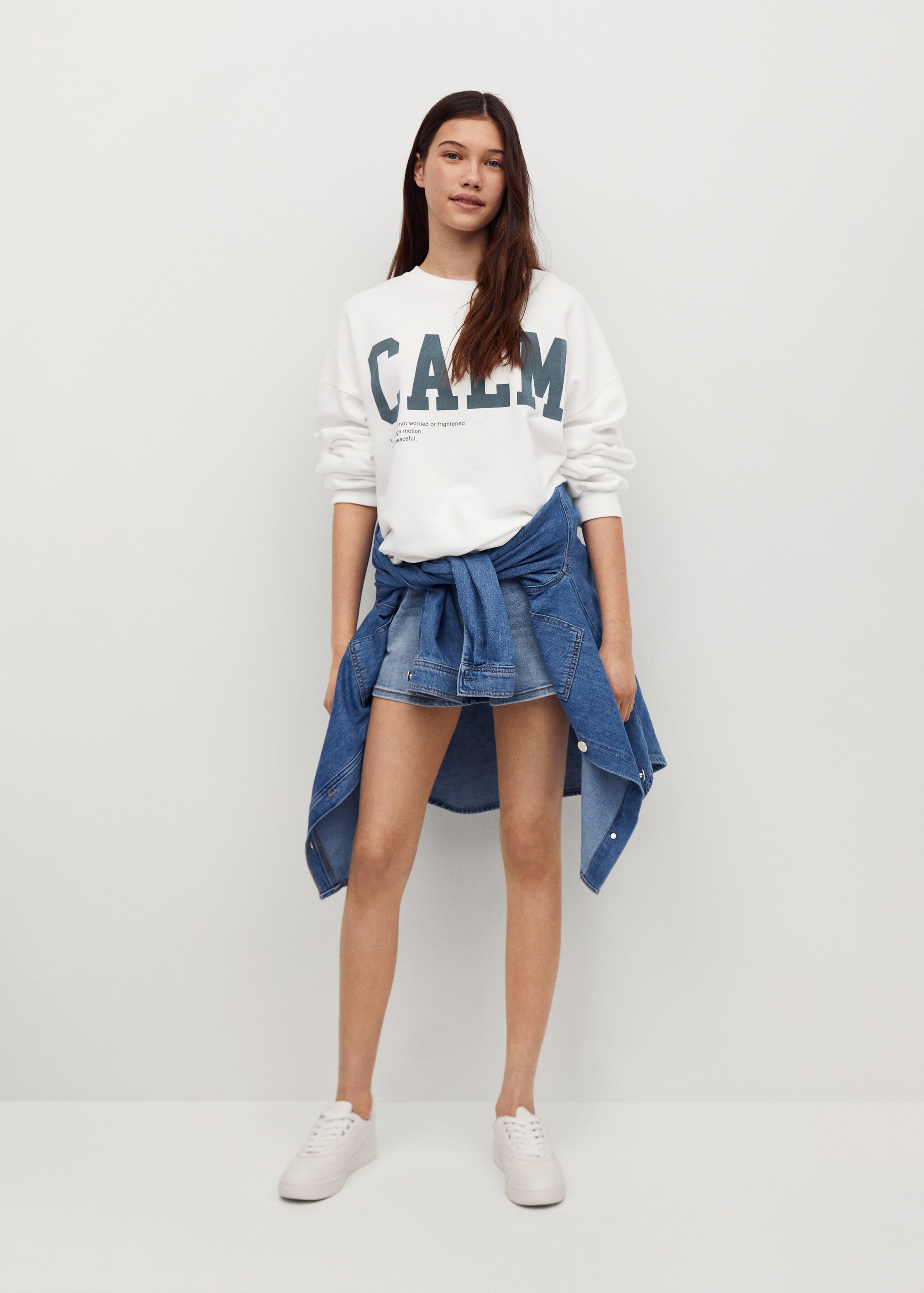 Mikina oversize s nápisem - Celkový náhled