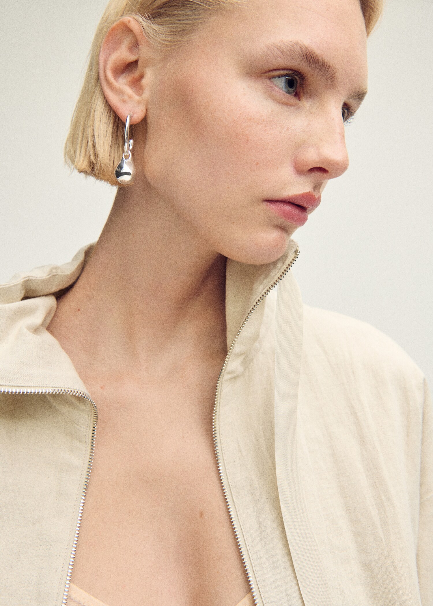 Mixed hoop earrings Women MANGO OUTLET Denmark