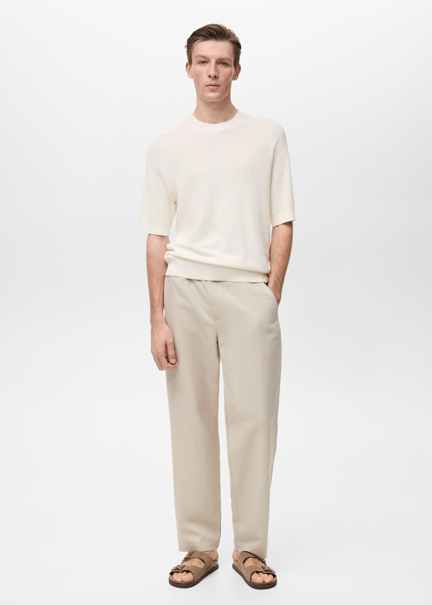 T-shirt en maille fine - Plan général