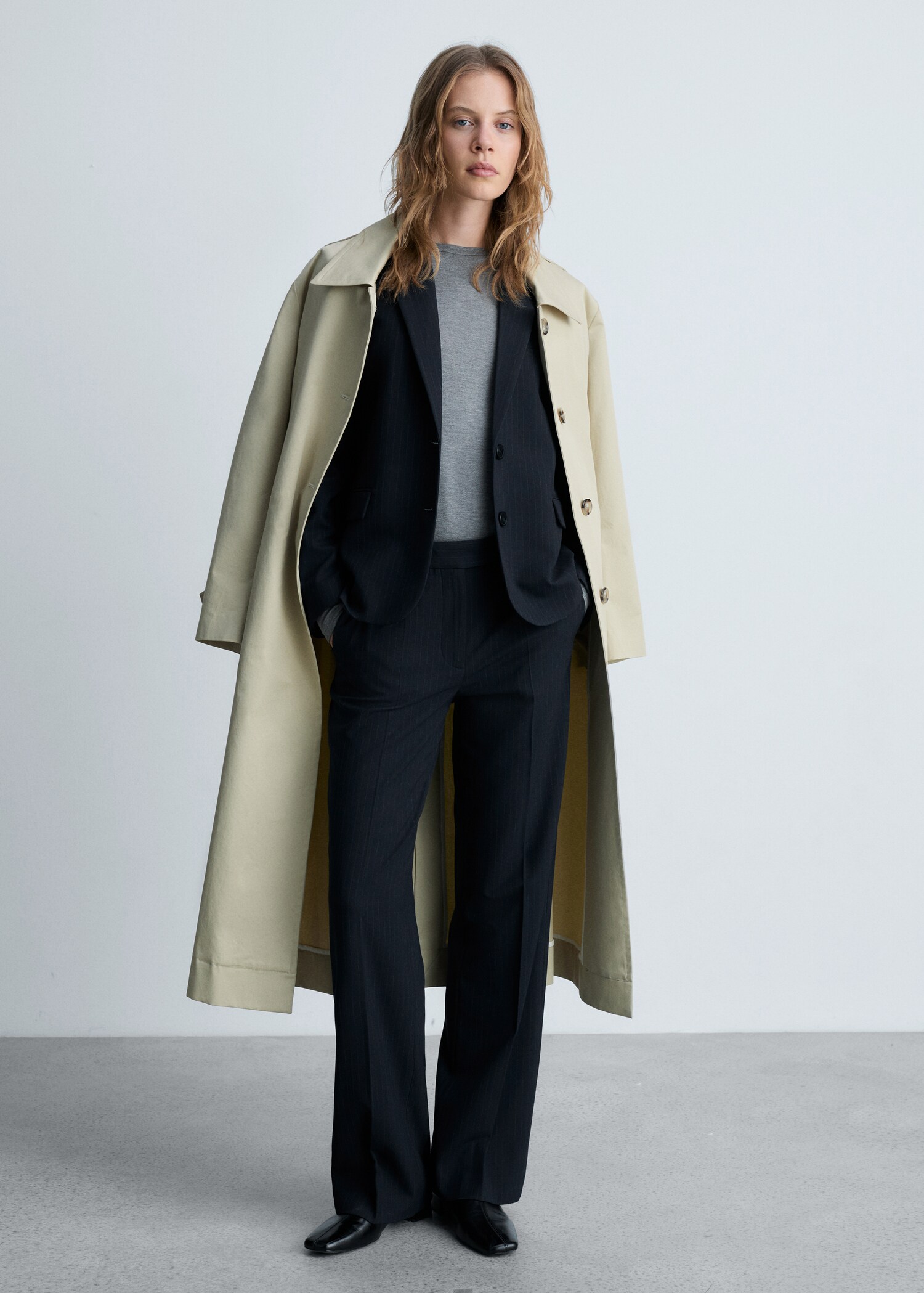 Pantalon de costume fines rayures - Plan général