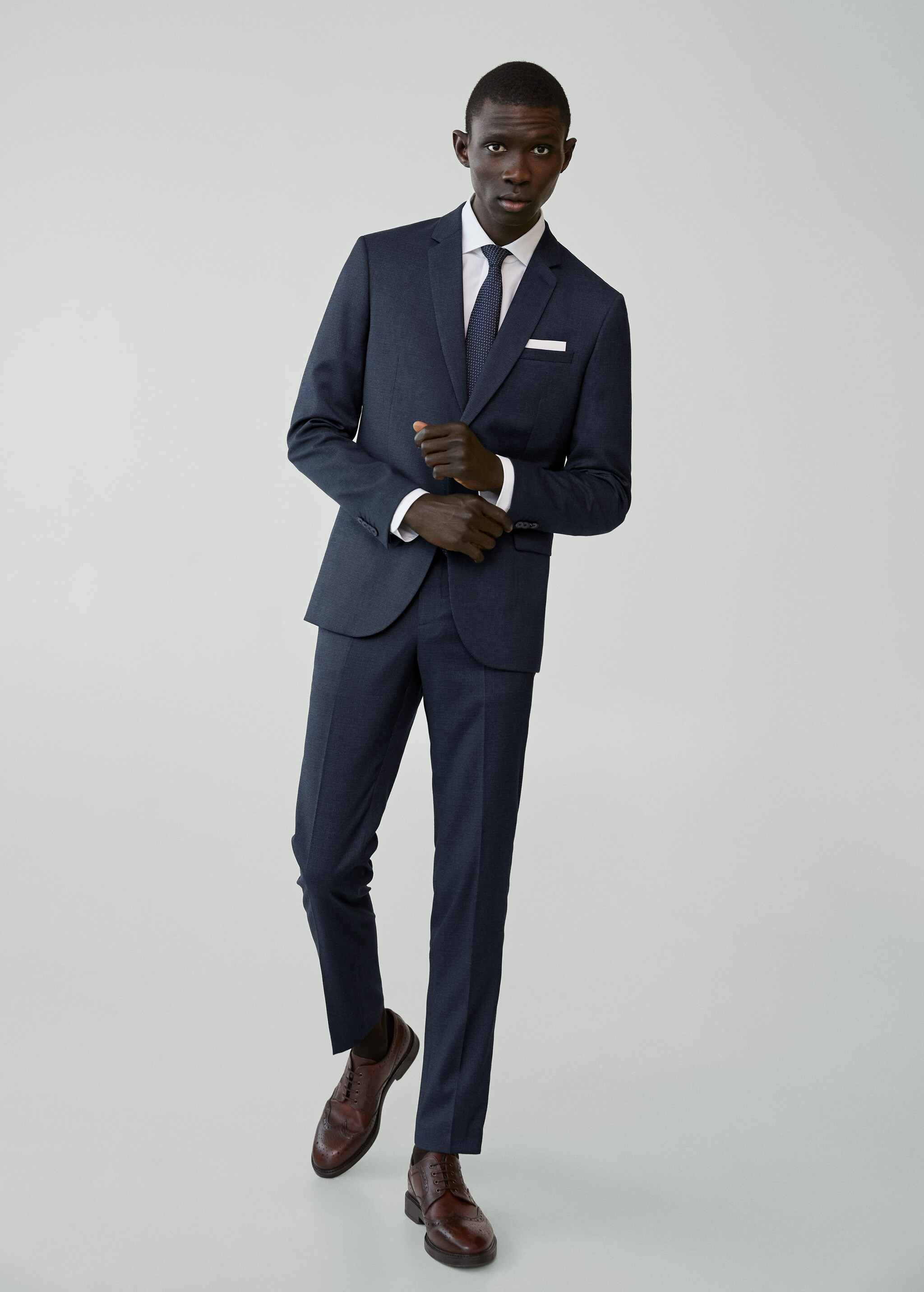 Super slim-fit suit jacket - General plane