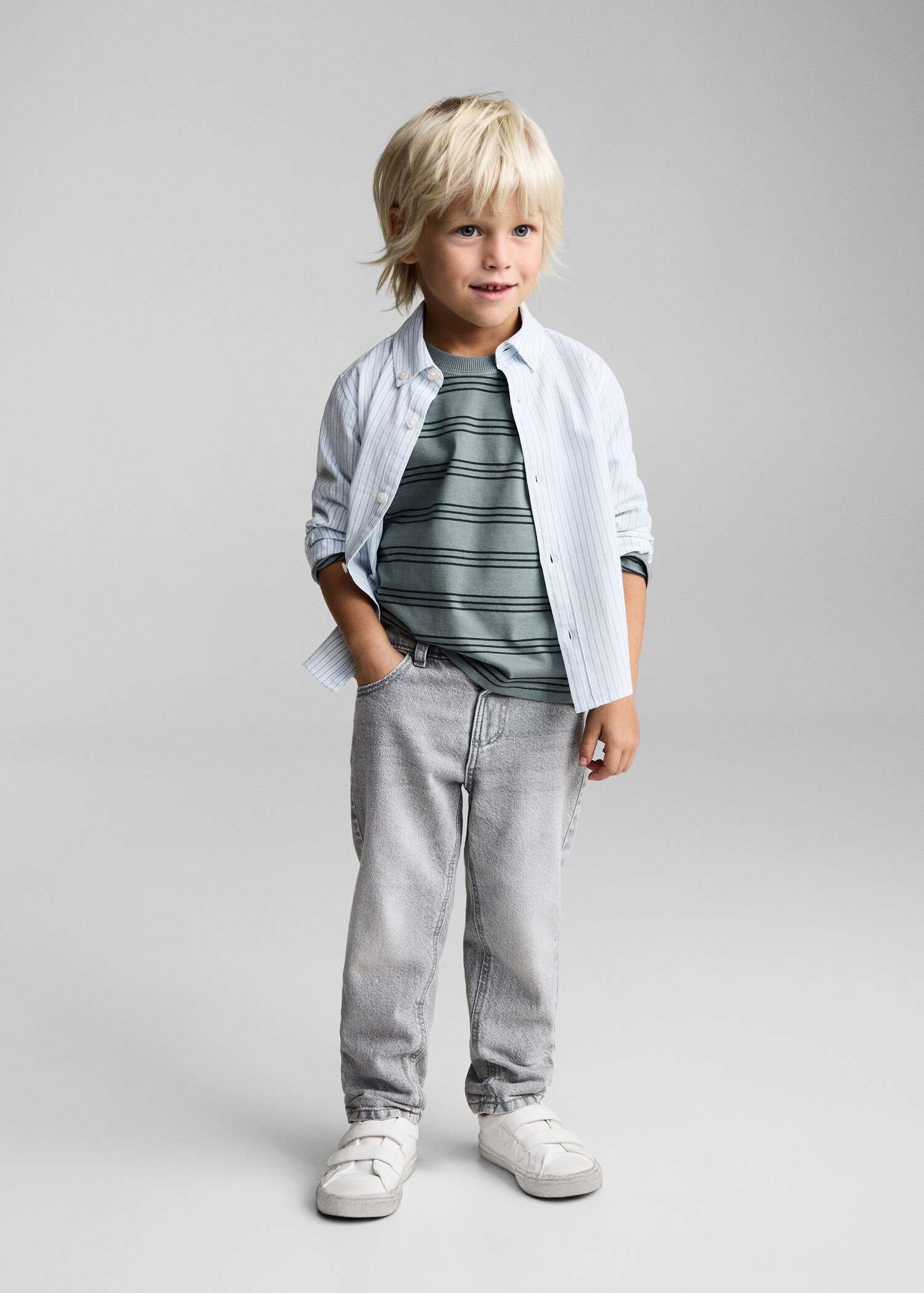 Triple-striped t-shirt - General plane