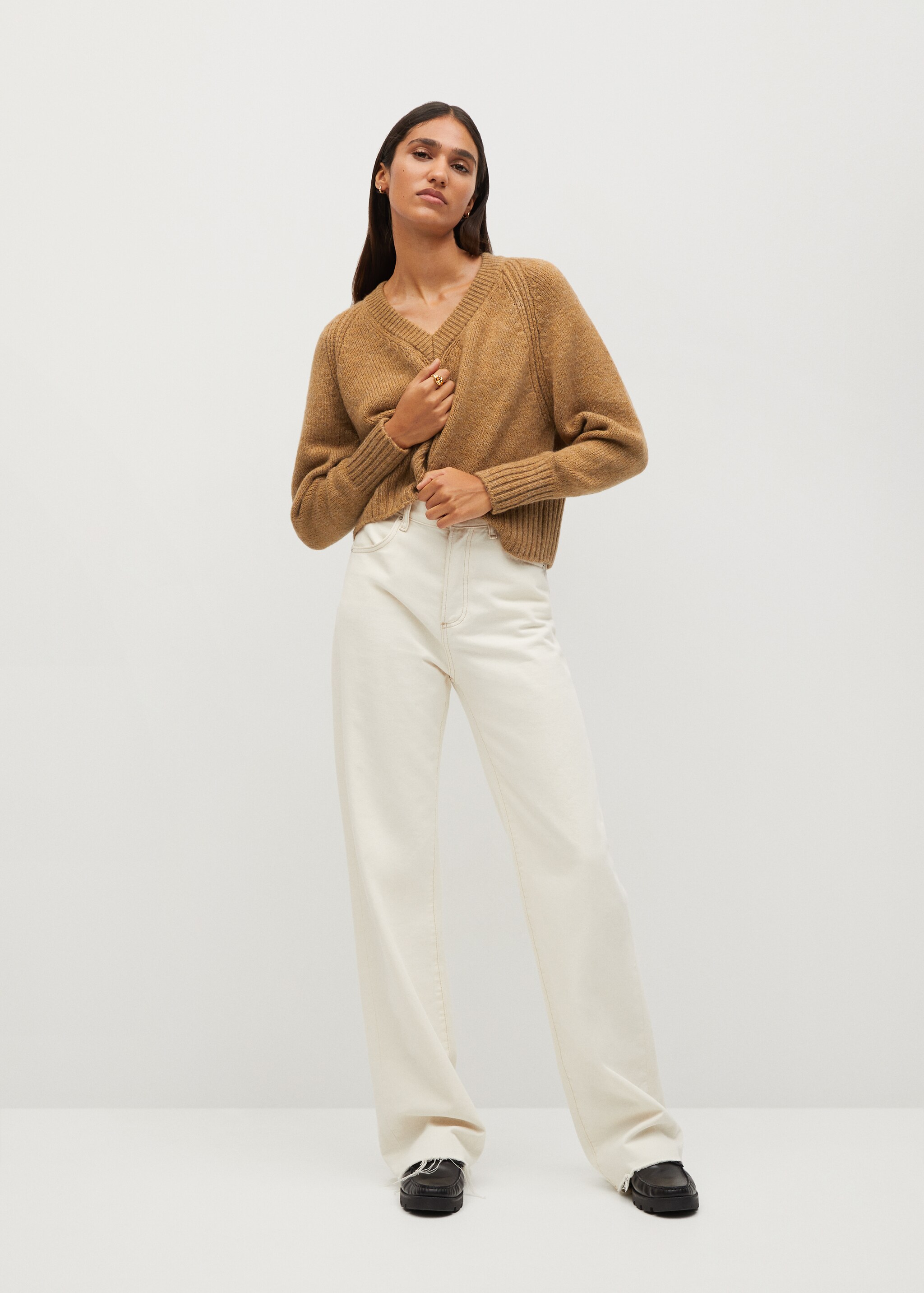 Jersey cuello pico - Plano general