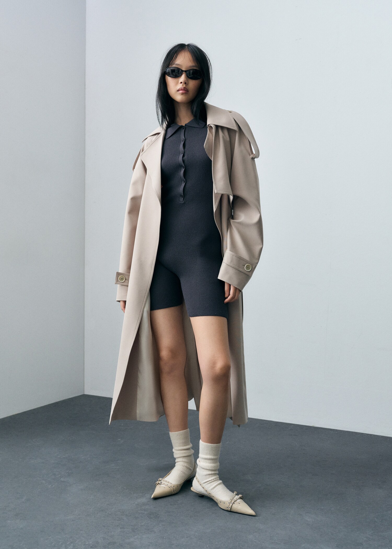 Polo-neck jumpsuit - General plane