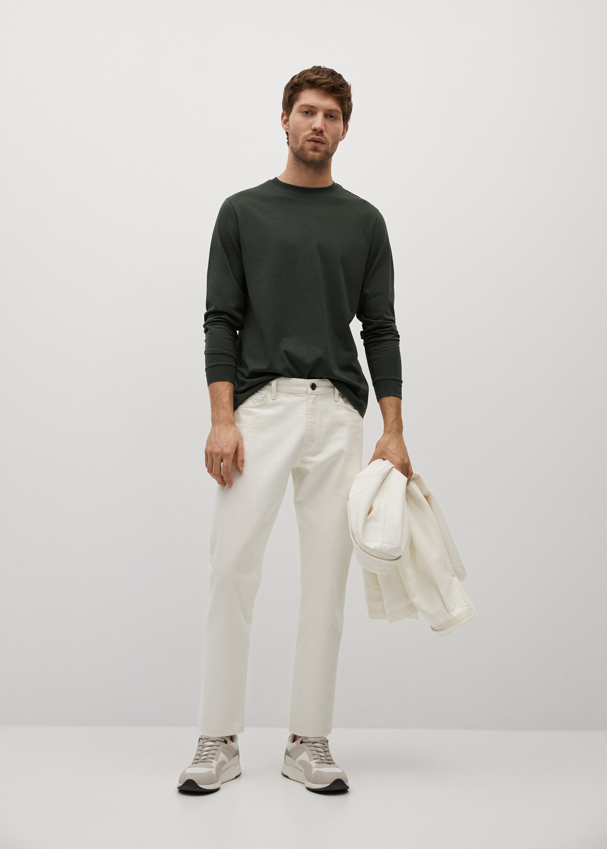 Long sleeve cotton t-shirt - General plane
