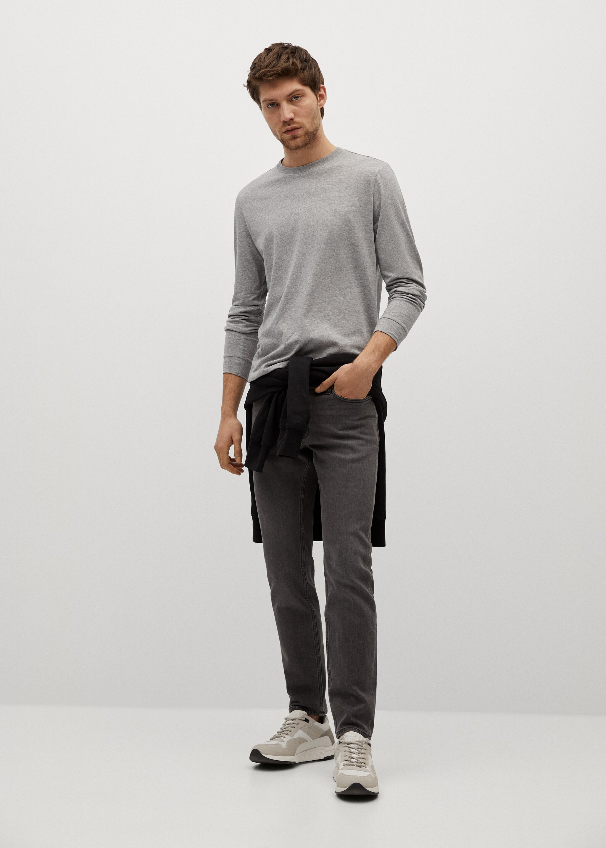 Long sleeve cotton t-shirt - General plane