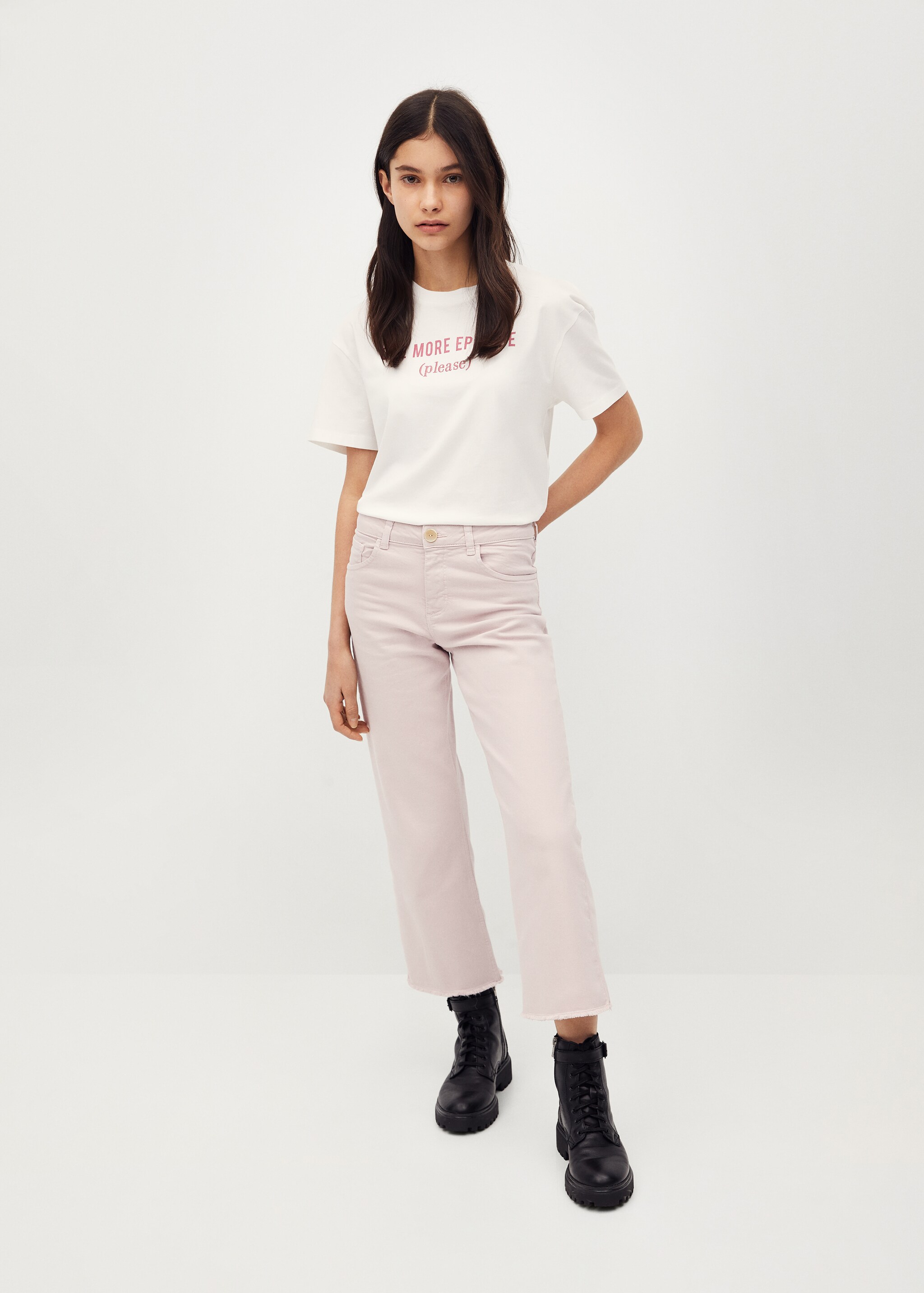 Texans Culotte crop desfilats - Pla general