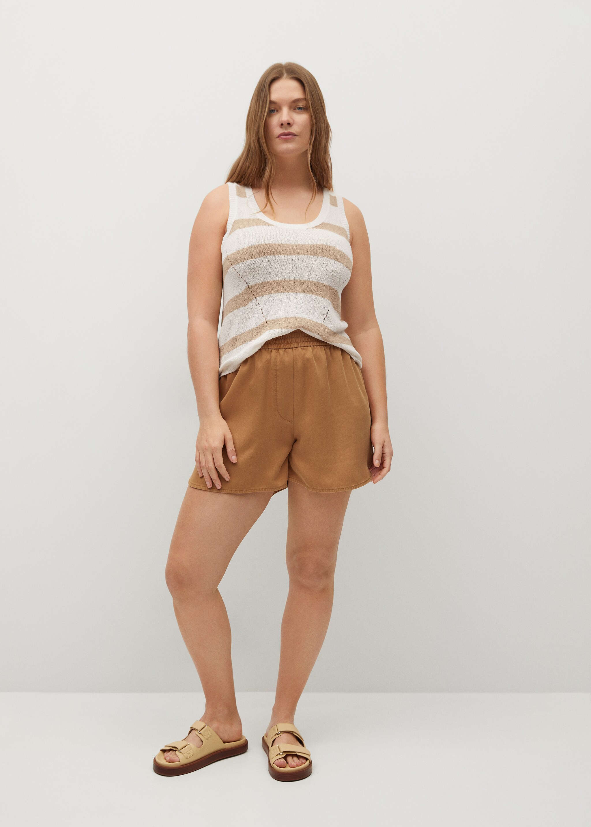 Short 100% lyocell - Plano general