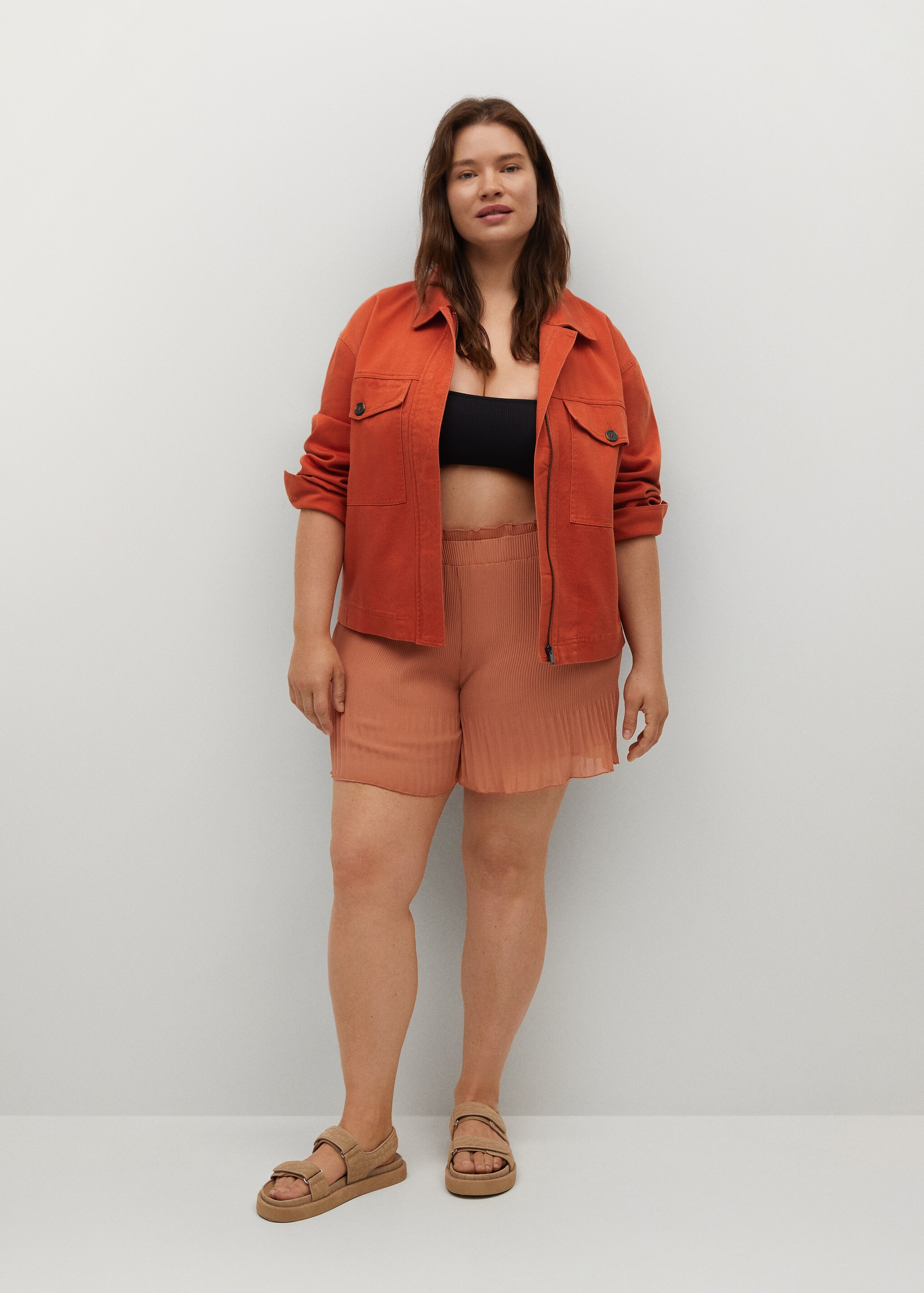 Chaqueta denim algodón - Plano general