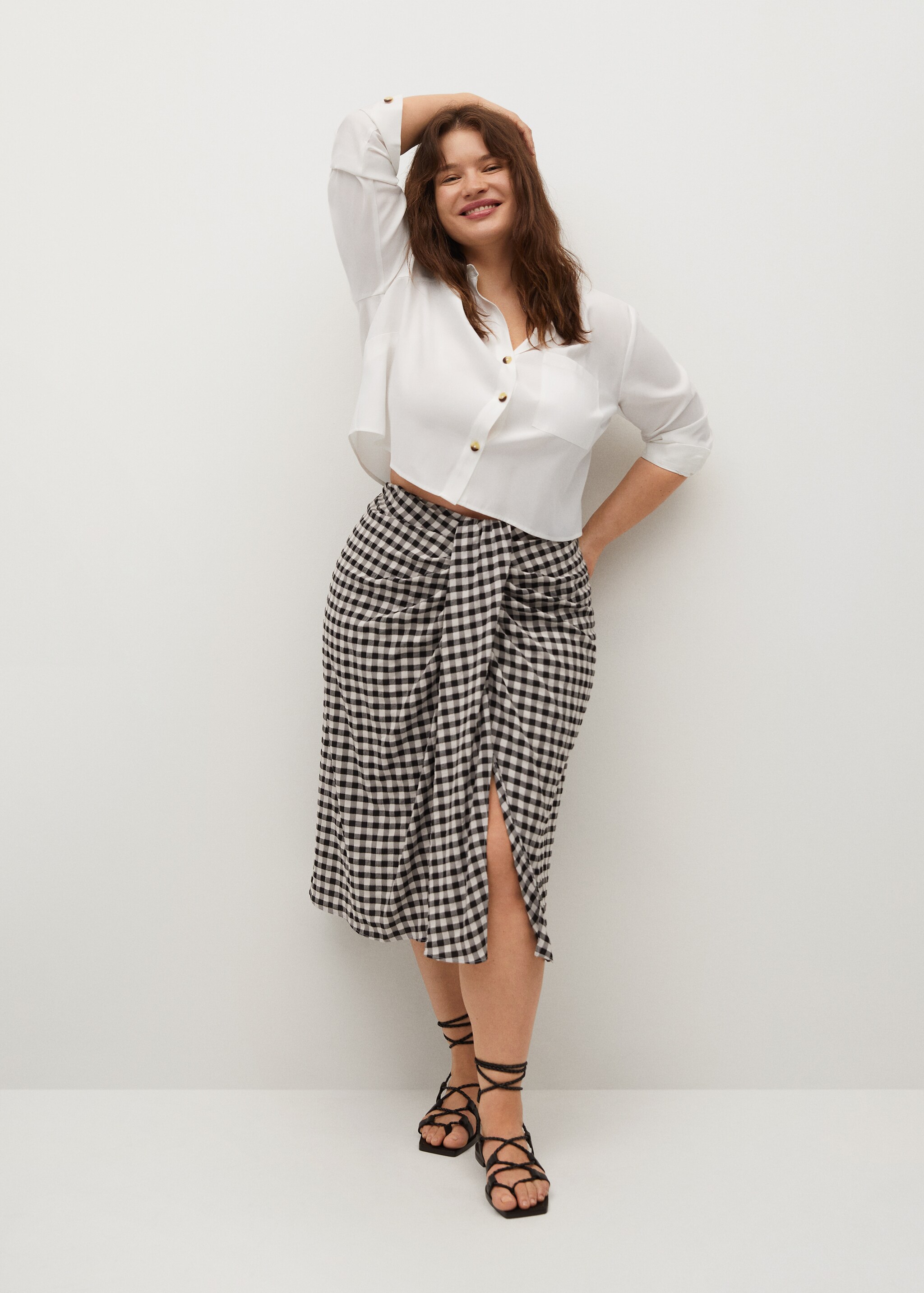 Flowy crop shirt - General plane