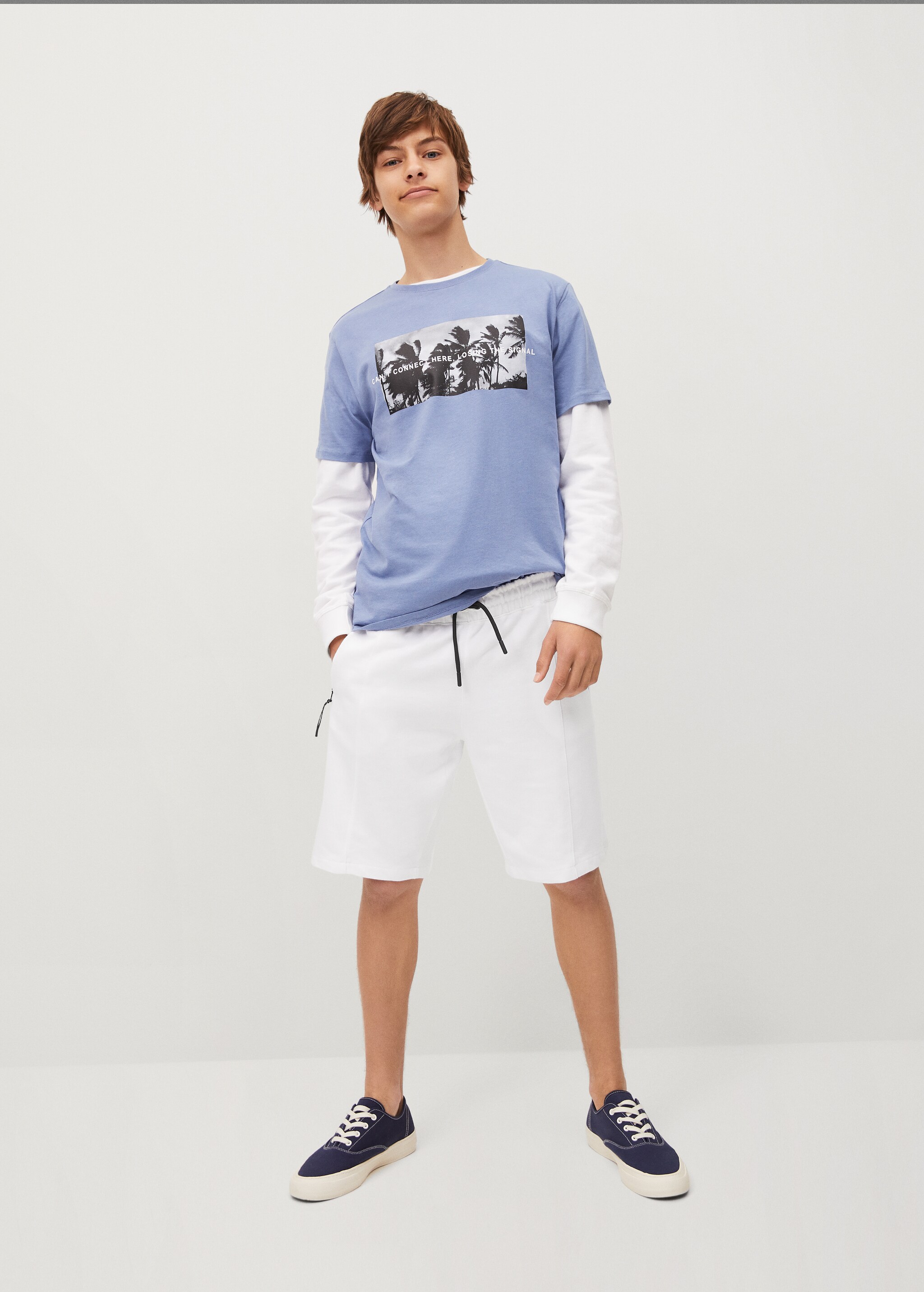 Bermudas algodón bolsillos - Plano general