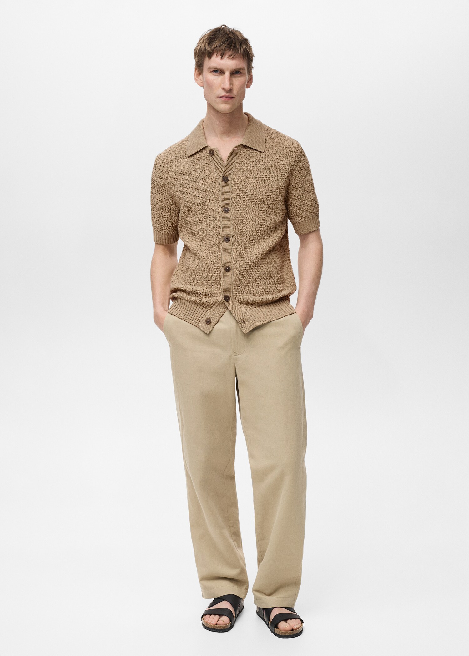 Cotton knit shirt - General plane