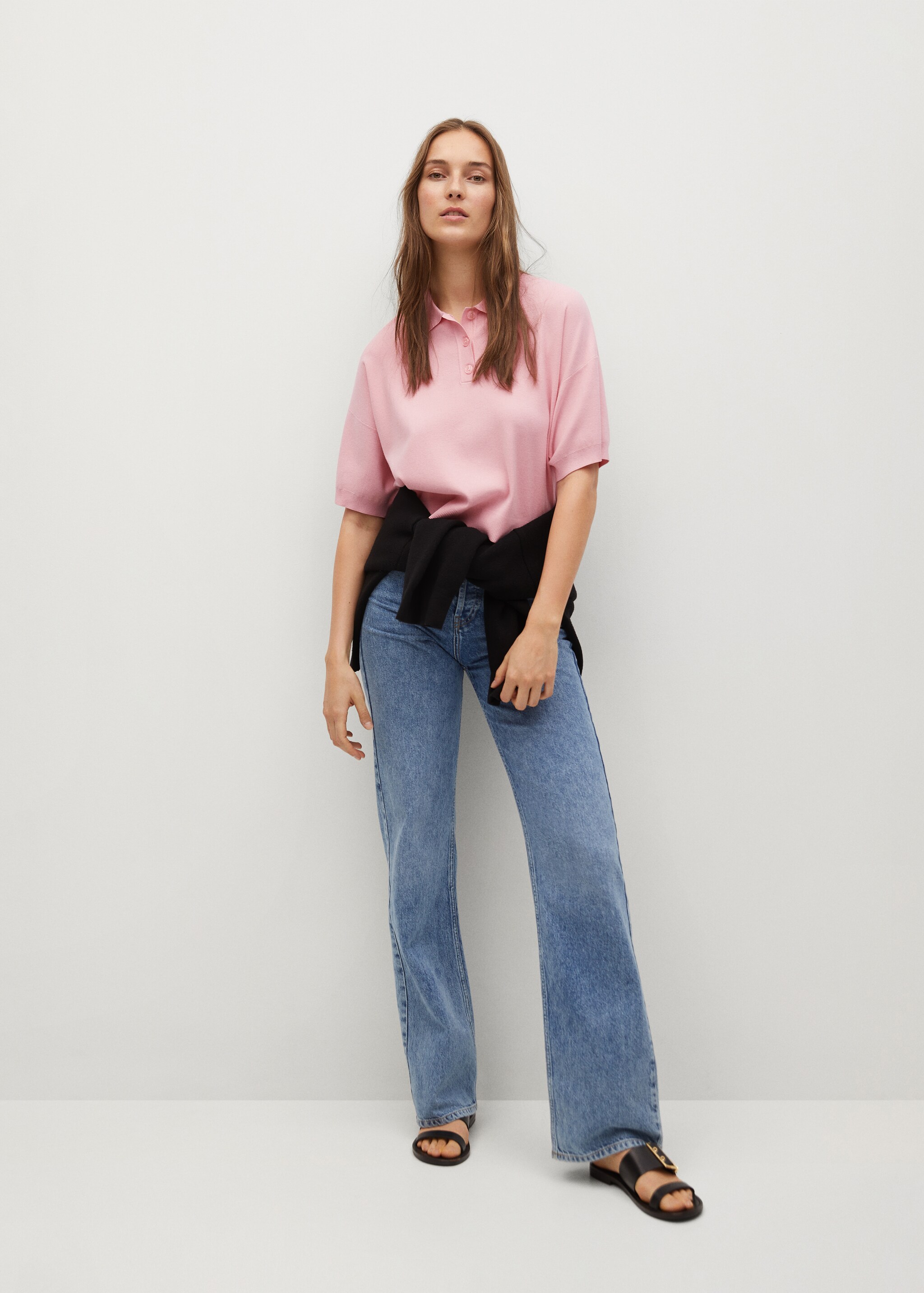 Polokošile crop oversize - Celkový náhled