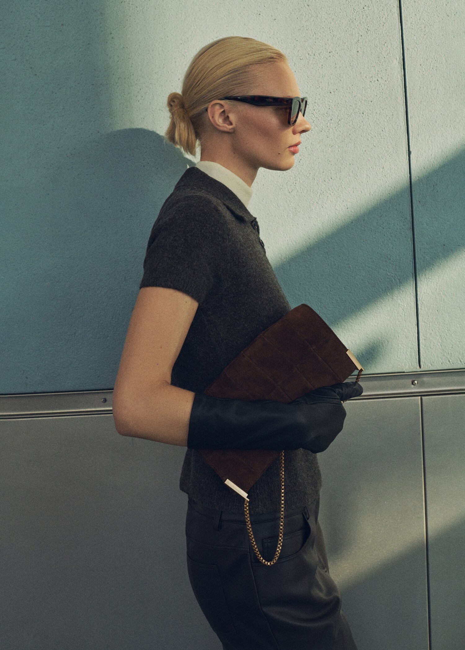 Sac croûte de cuir chaîne - Plan général