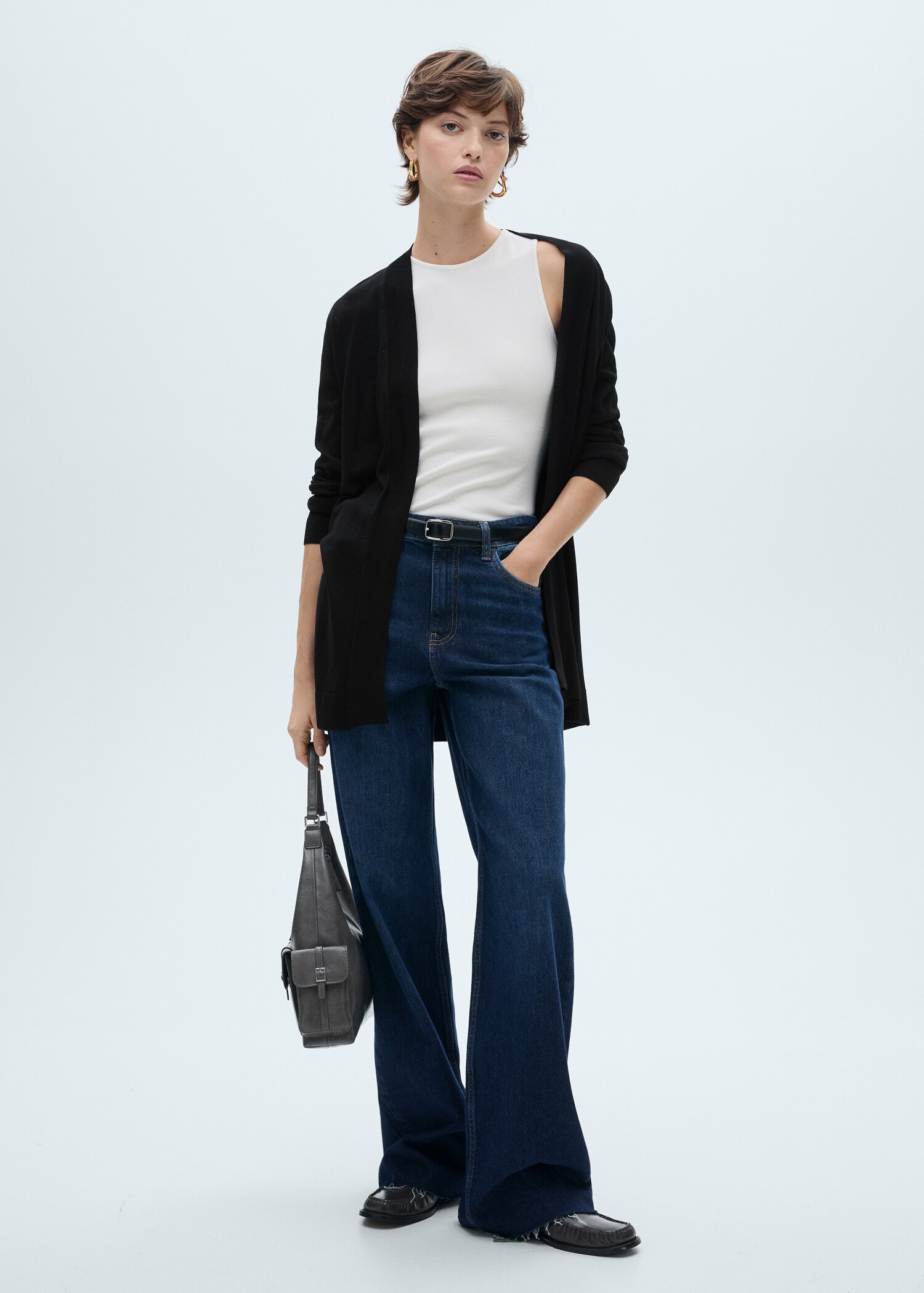 Cardigan maille fine - Plan général